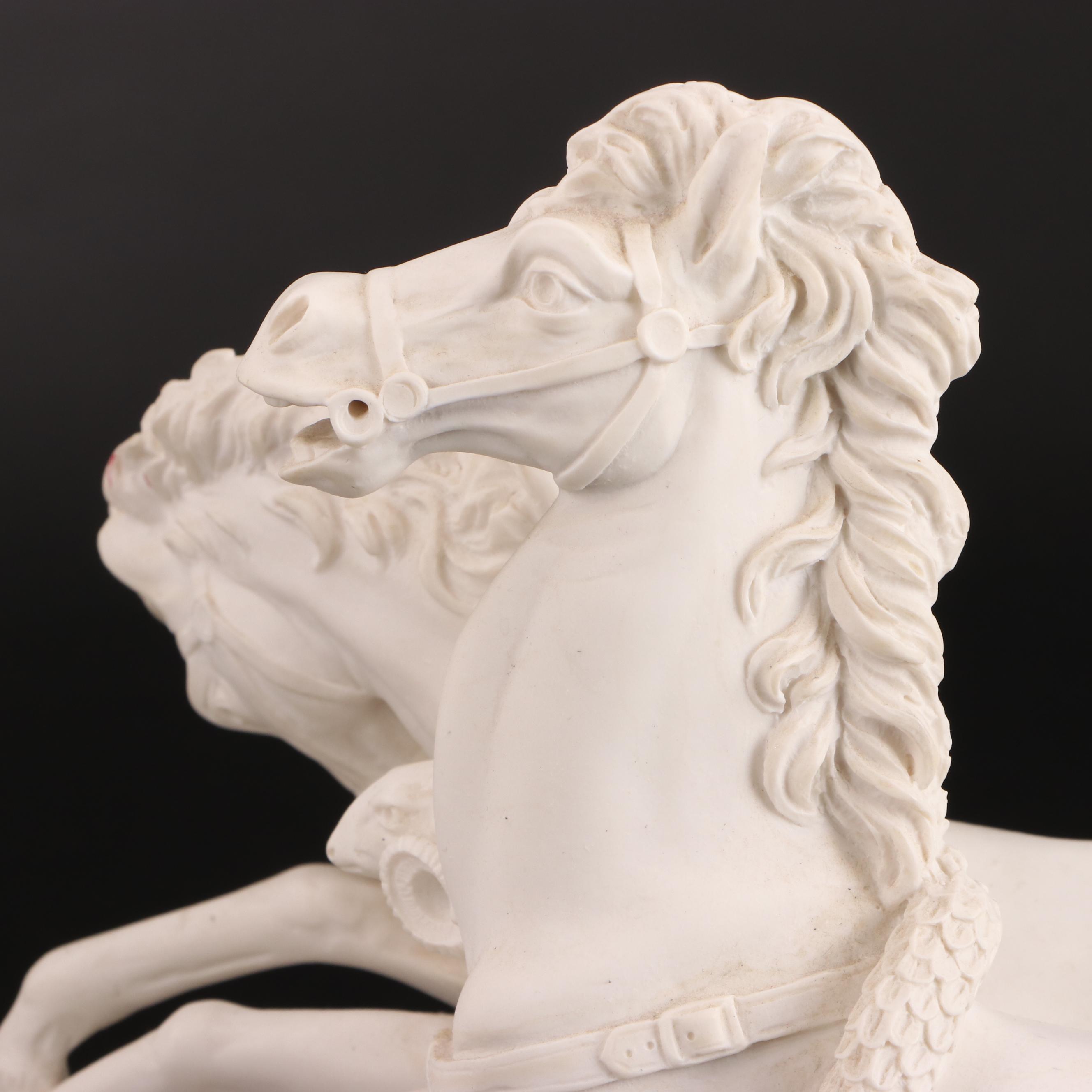 A. Santini Roman Chariot Sculpture