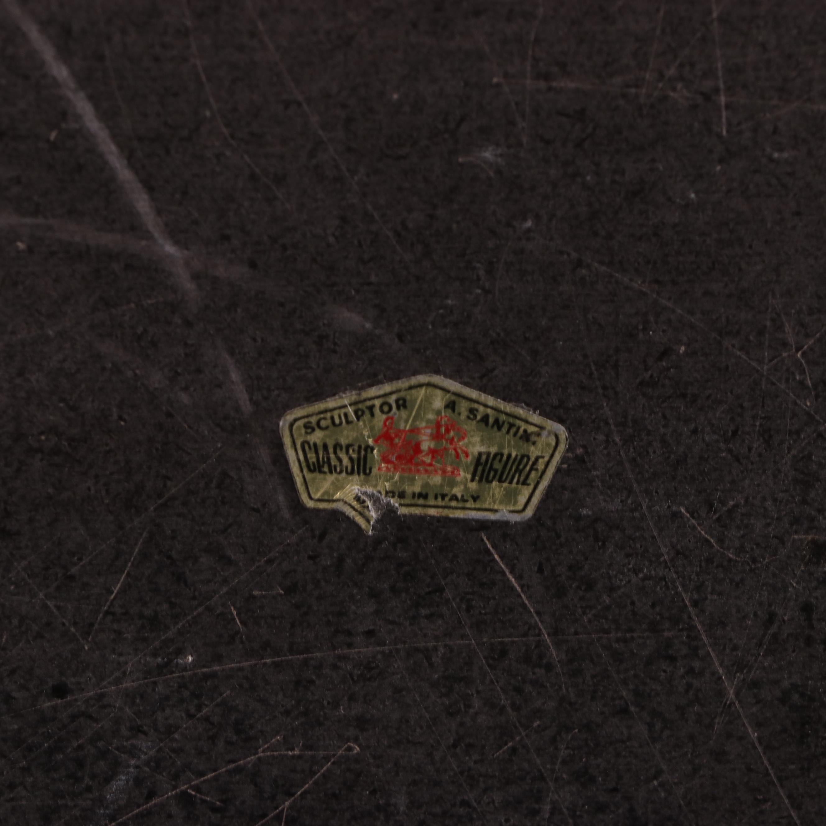 A. Santini Roman Chariot Sculpture