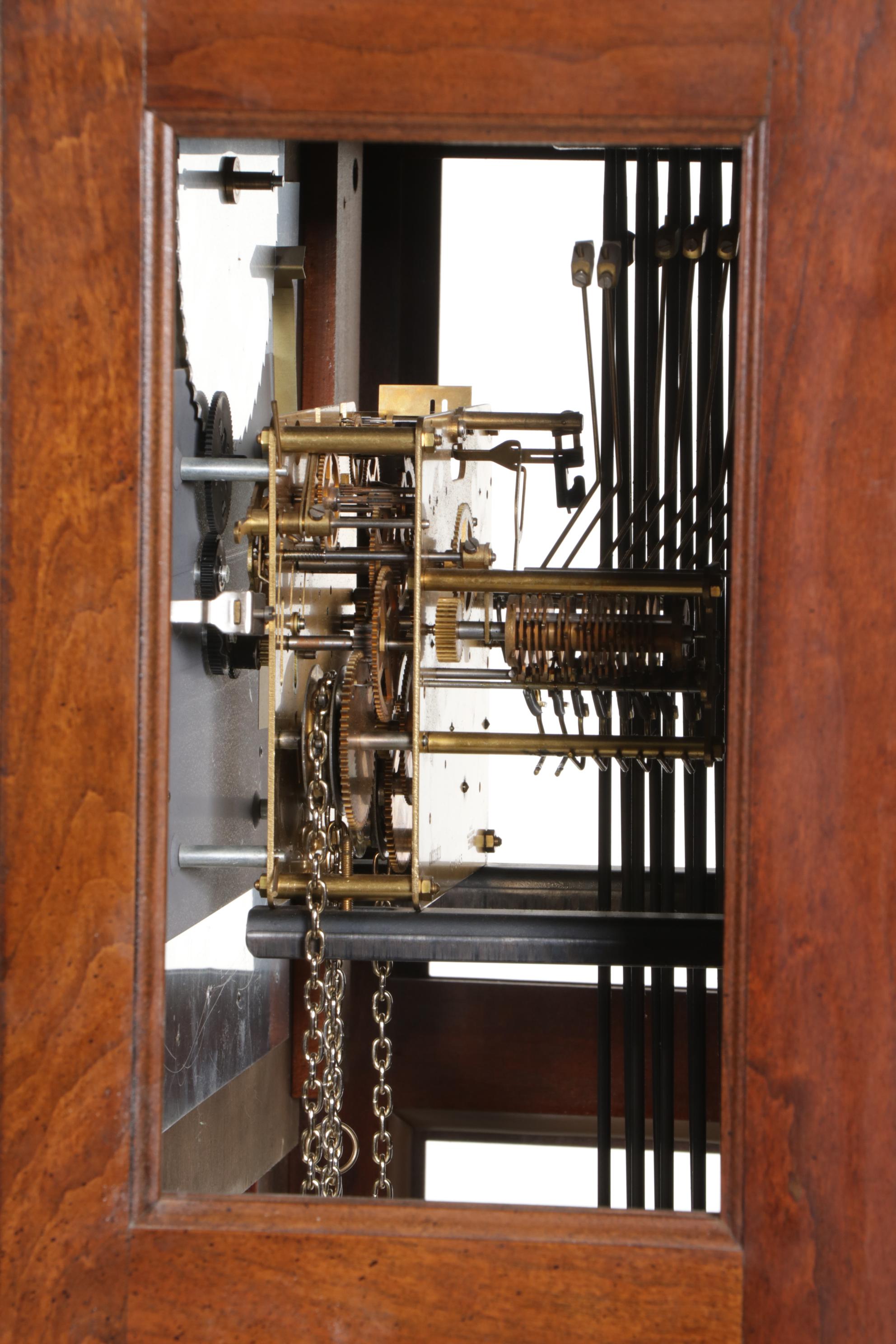 Ridgeway Federal Style No. 241 Cherry Grandfather Clock, 1983