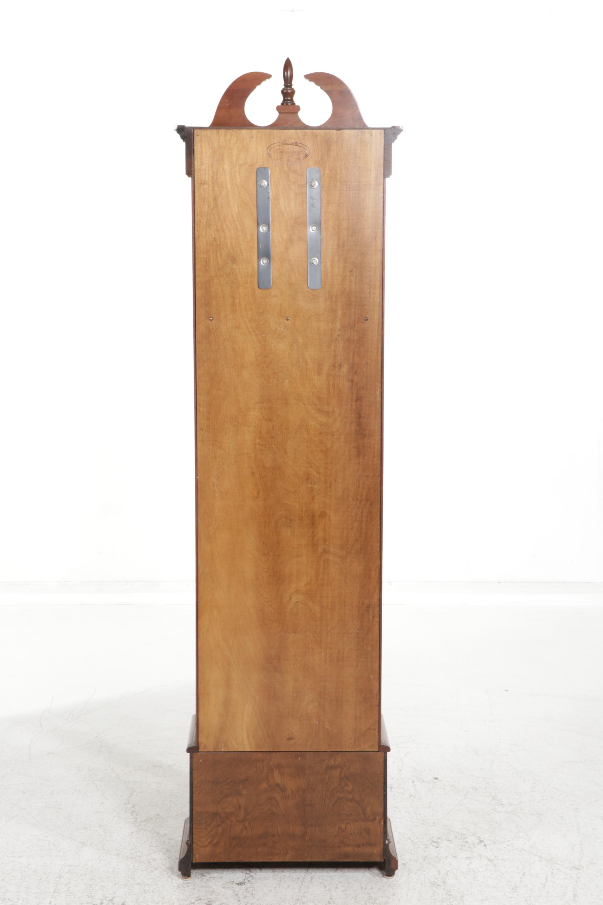 Ridgeway Federal Style No. 241 Cherry Grandfather Clock, 1983