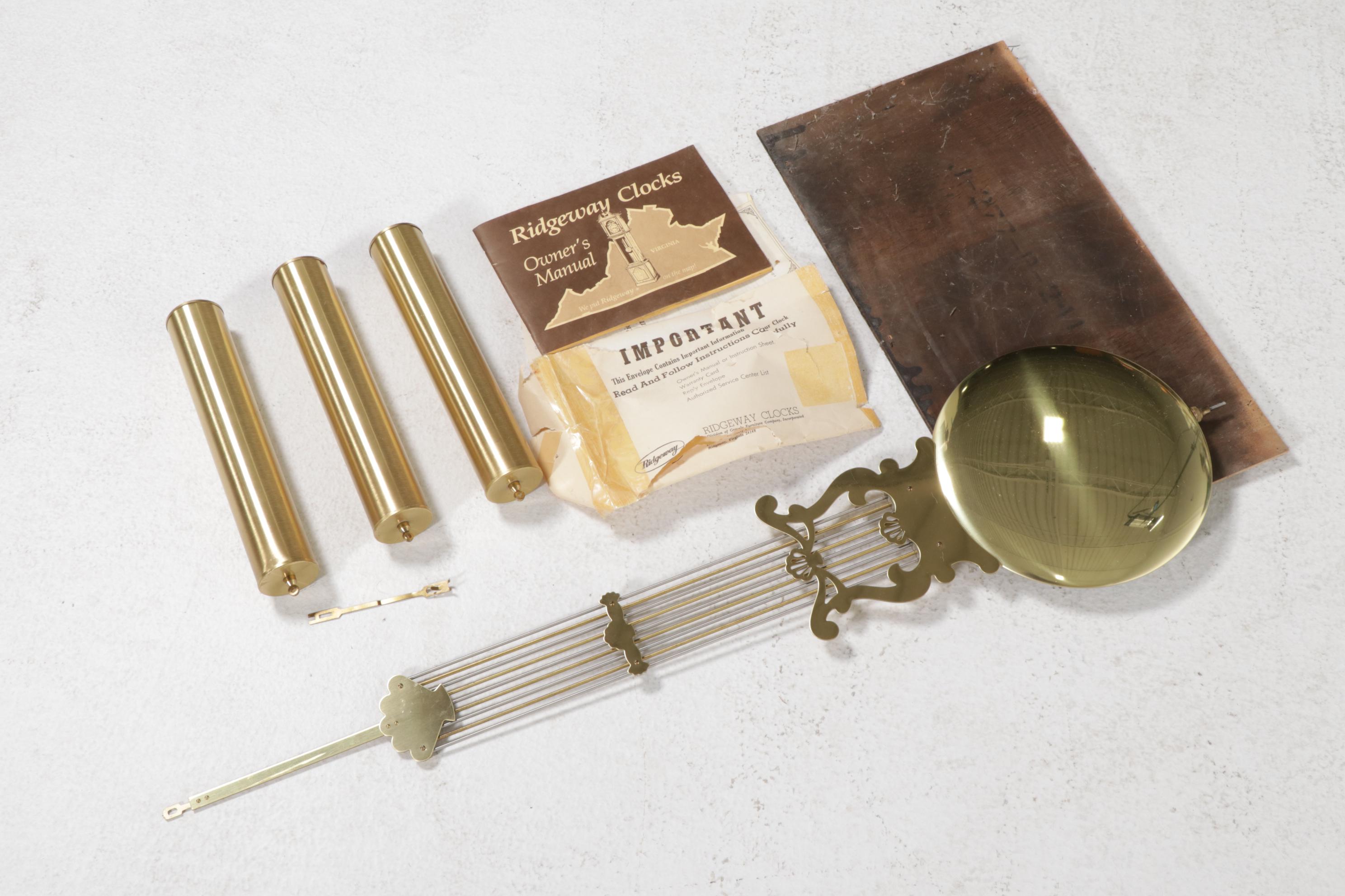 Ridgeway Federal Style No. 241 Cherry Grandfather Clock, 1983