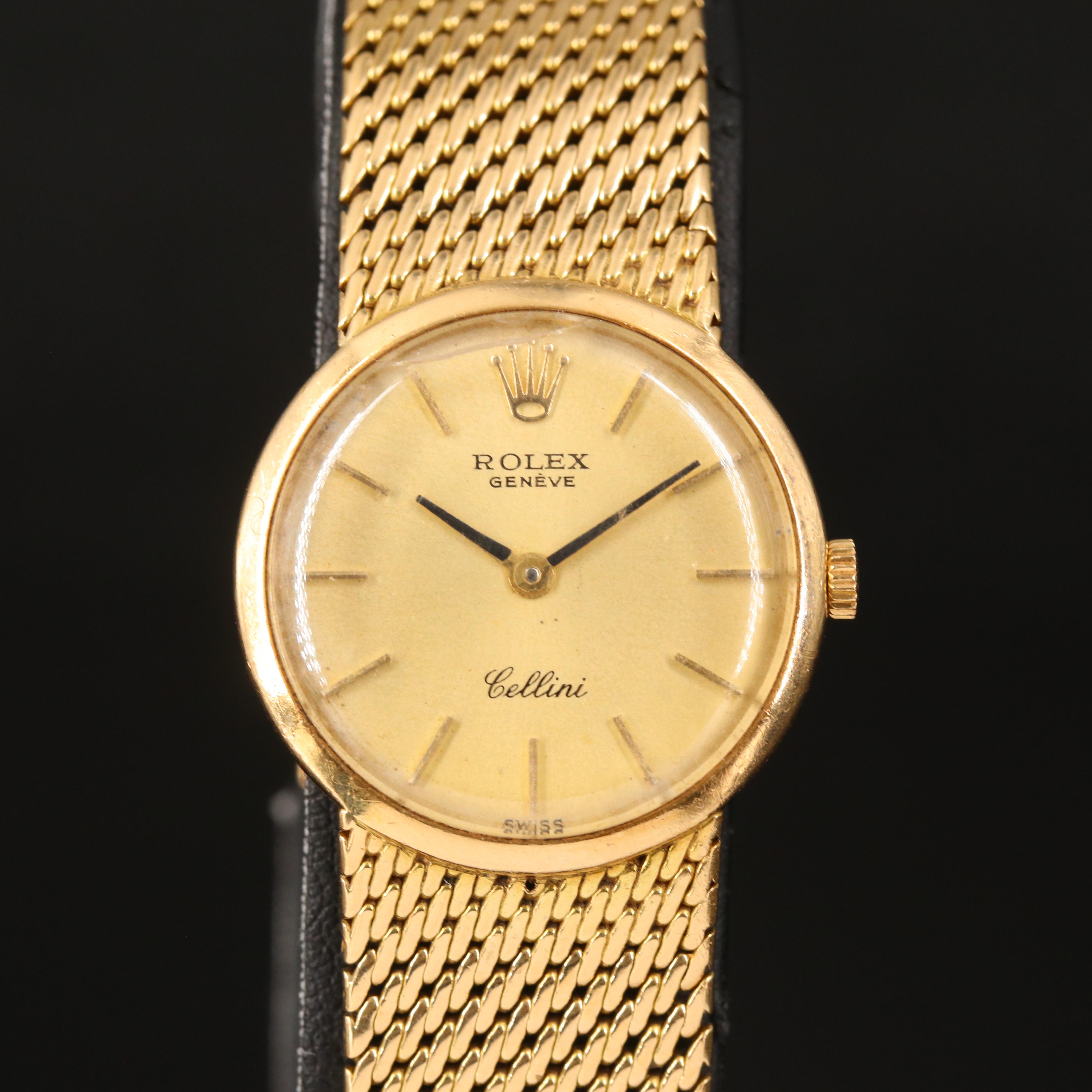 18K Rolex Cellini Manual Wind Watch