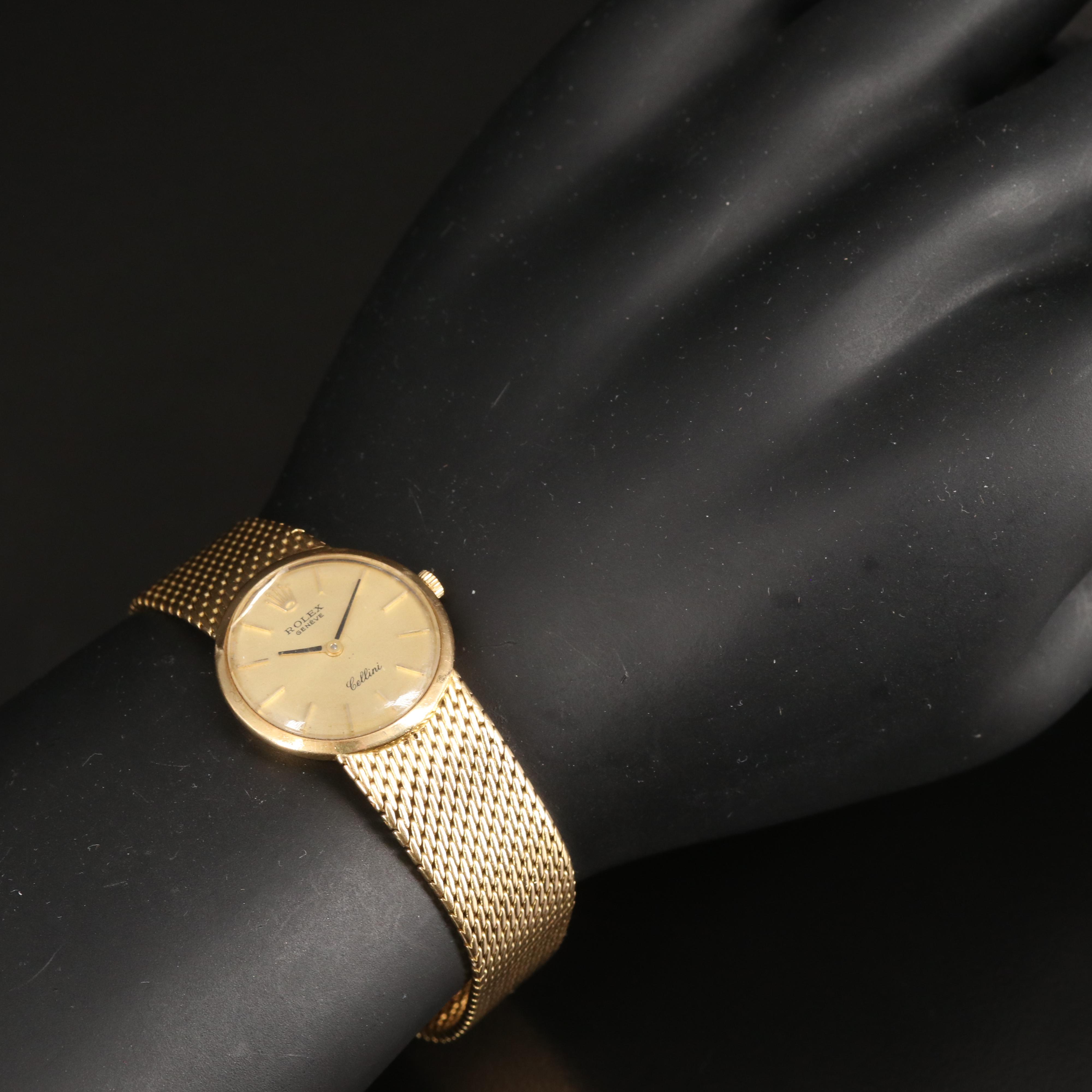 18K Rolex Cellini Manual Wind Watch