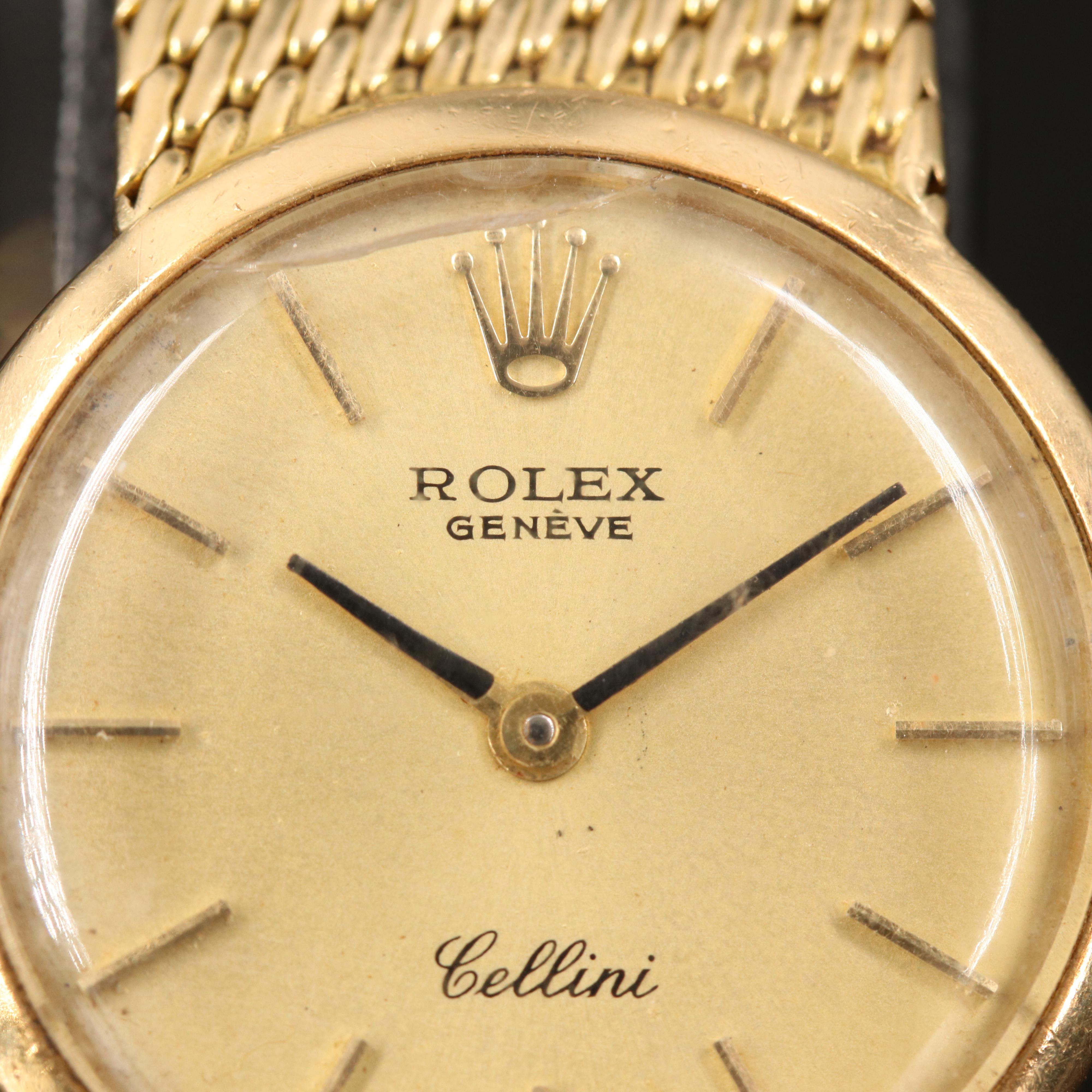 18K Rolex Cellini Manual Wind Watch