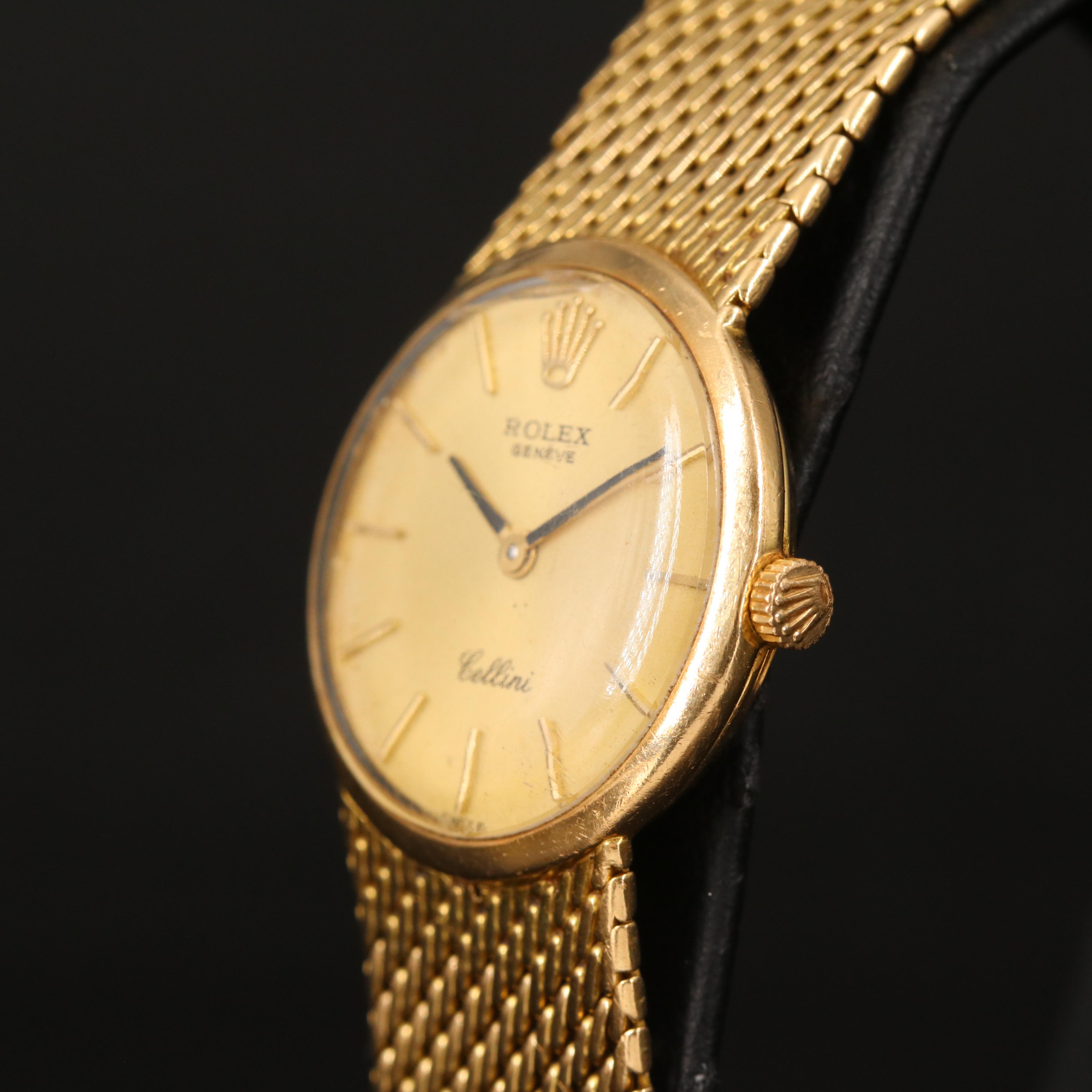 18K Rolex Cellini Manual Wind Watch
