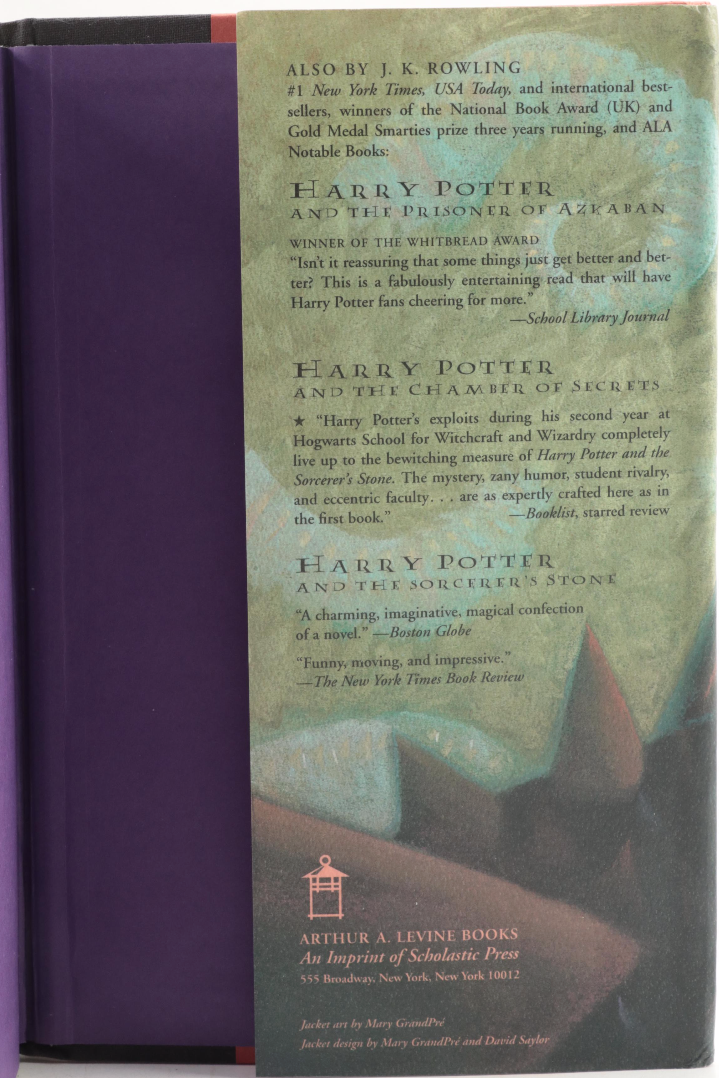 First American Edition "Harry Potter" Complete Series by J. K. Rowling