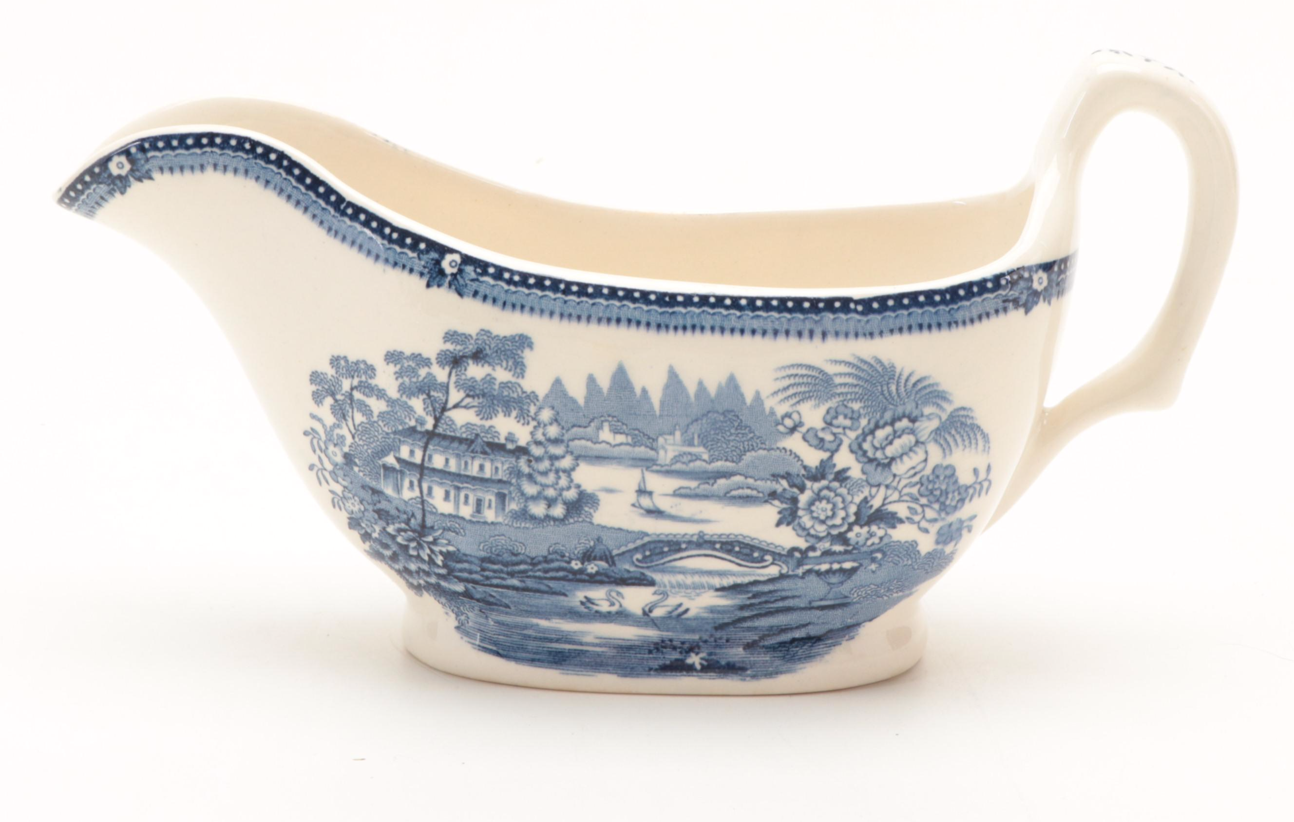 Grandma Moses Plate with Seasonal Serveware and Ornament Collection