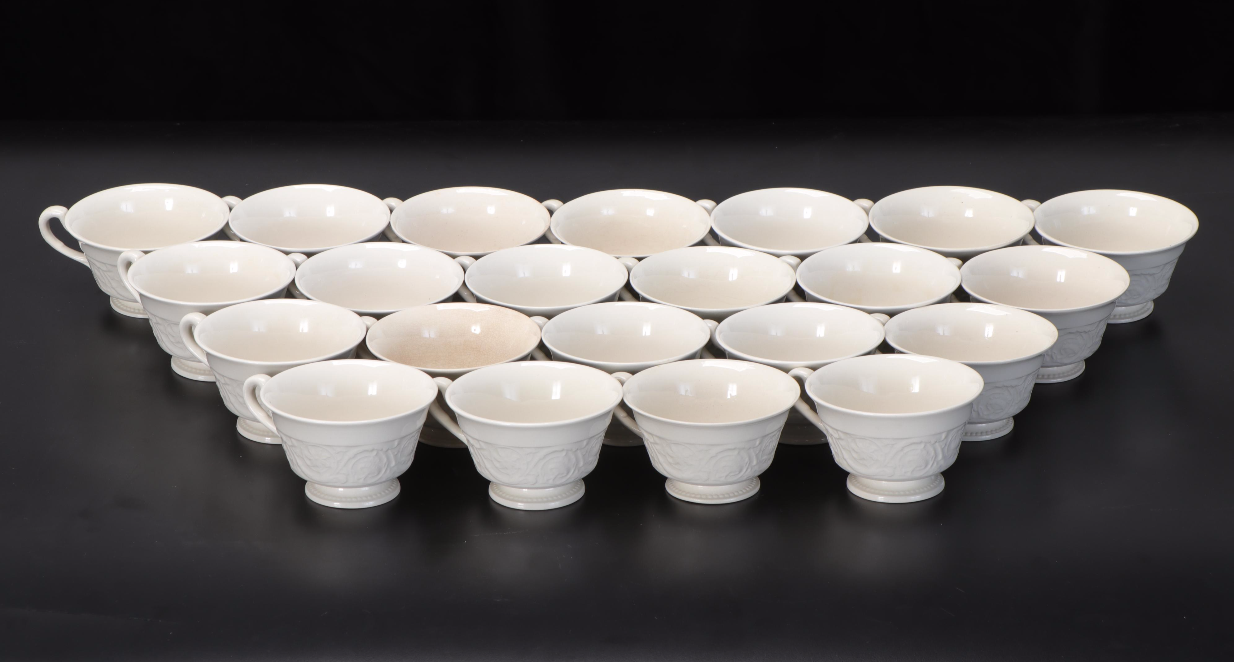 Wedgwood "Swansea" Earthenware Dinnerware and More, Mid to Late 20th C.