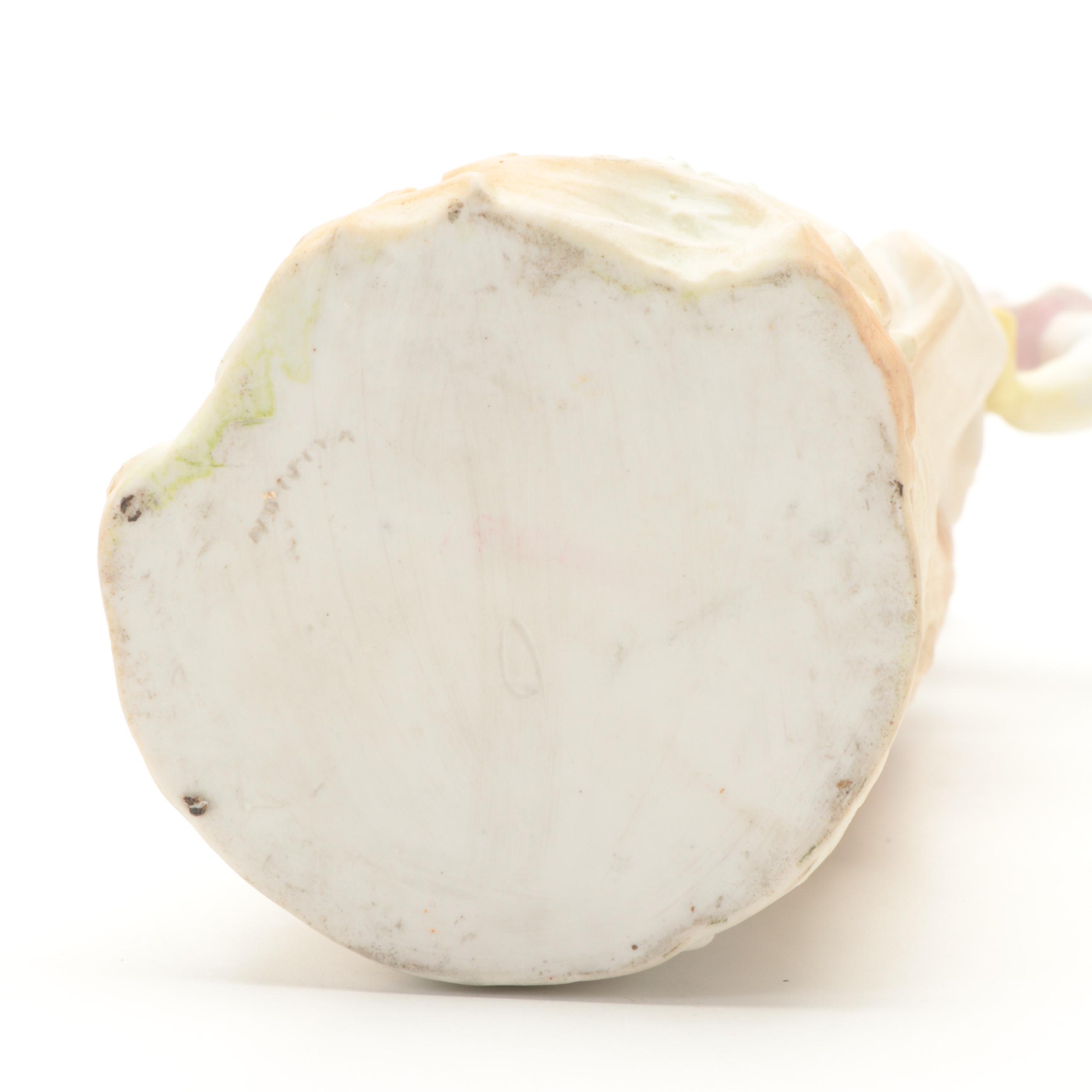 Pair of Hand-Painted Ceramic Figurines