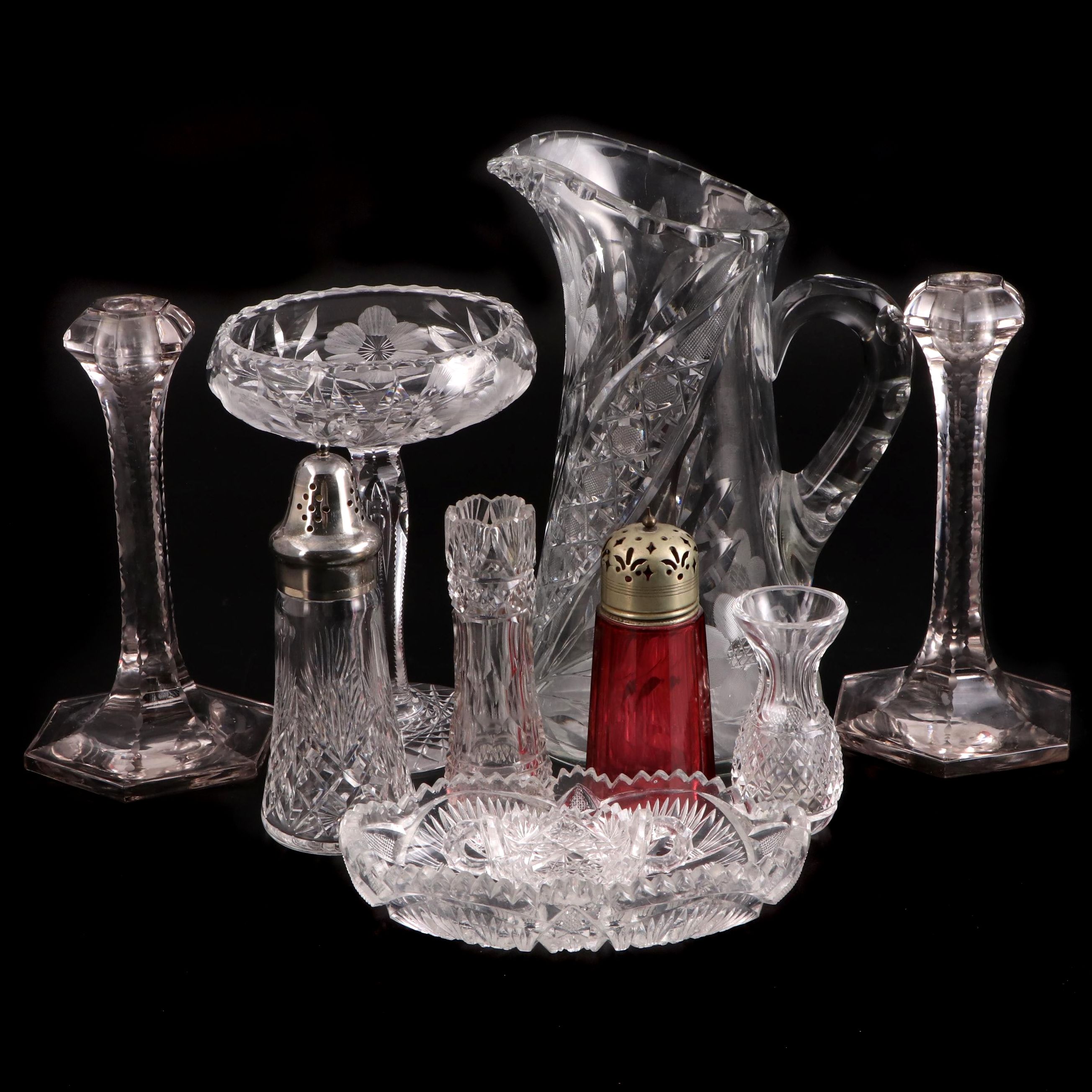 Cut Glass and Crystal Tableware and Décor