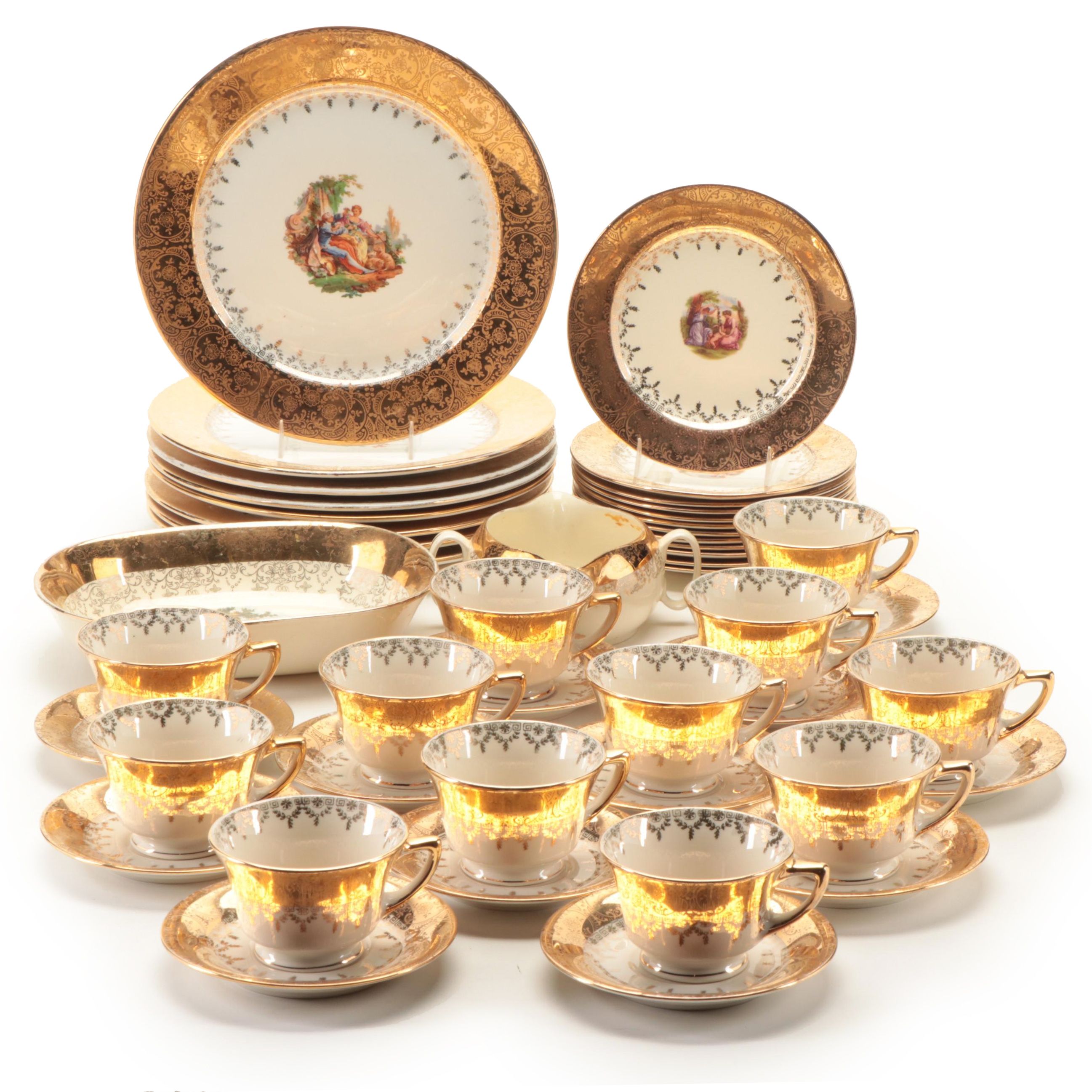 Edgewood China 22K Dinnerware and Serving Bowl