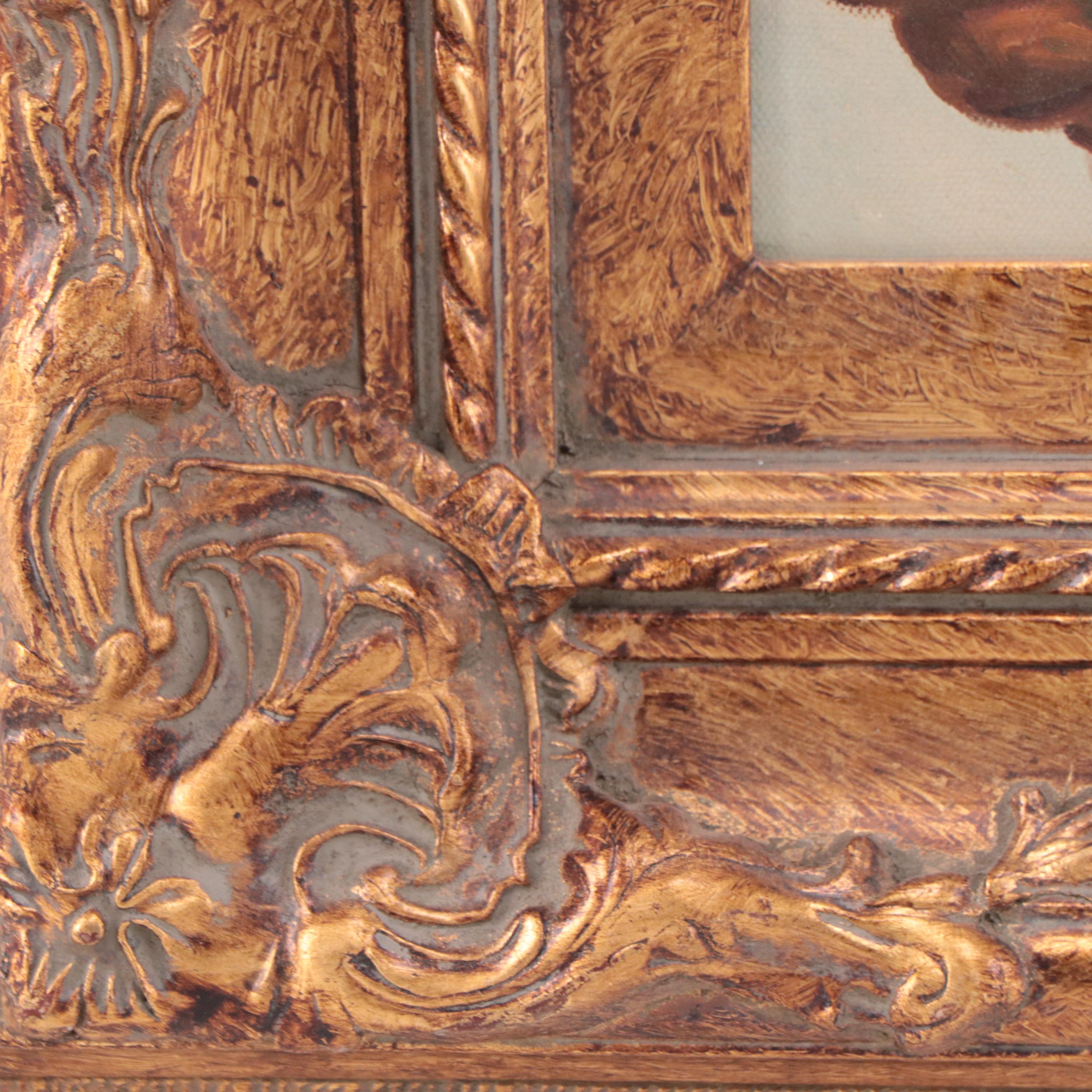 Orientalist Style Oil Painting of a Carpet Merchant, 21st Century