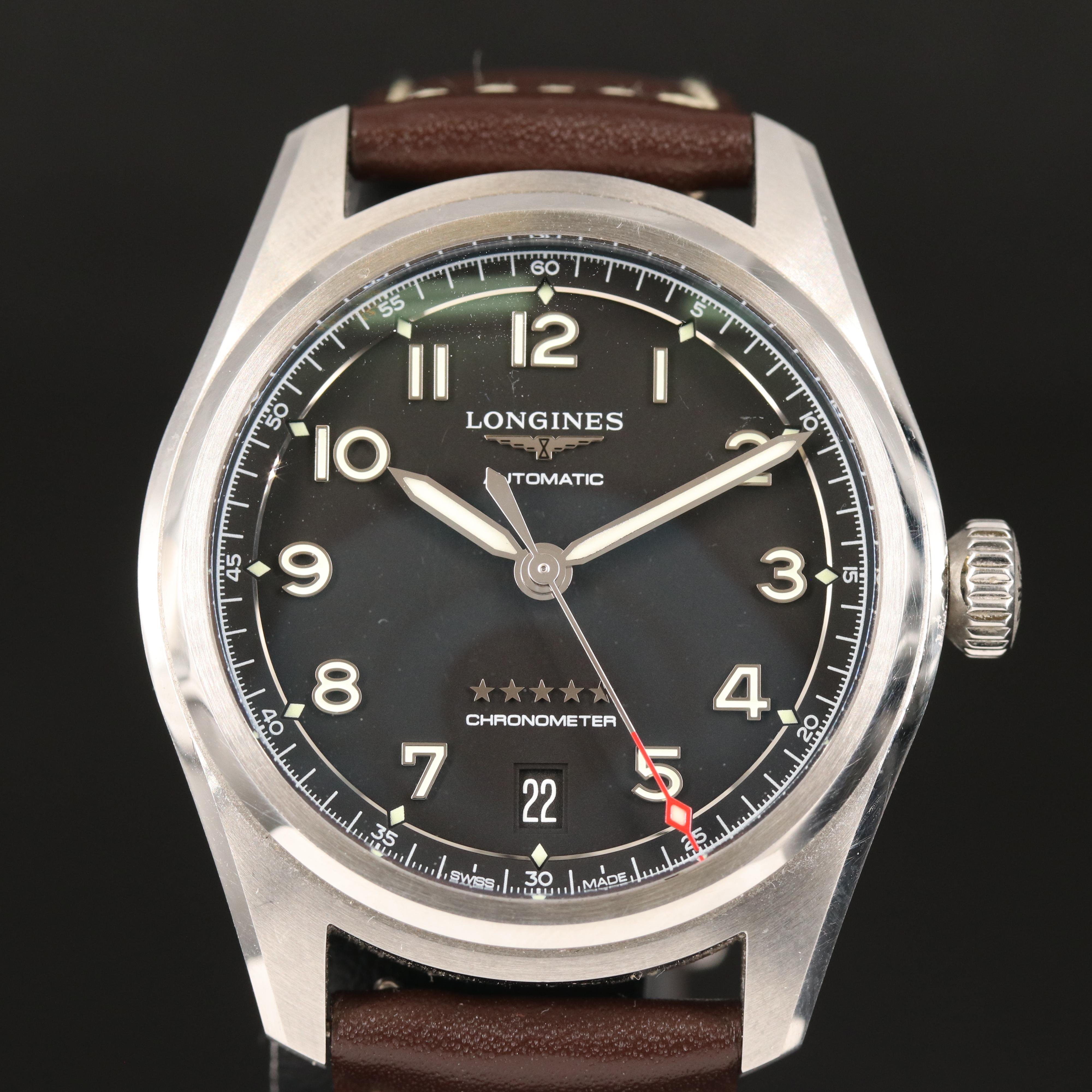 Longines Spirit Chronometer Stainless Steel Watch