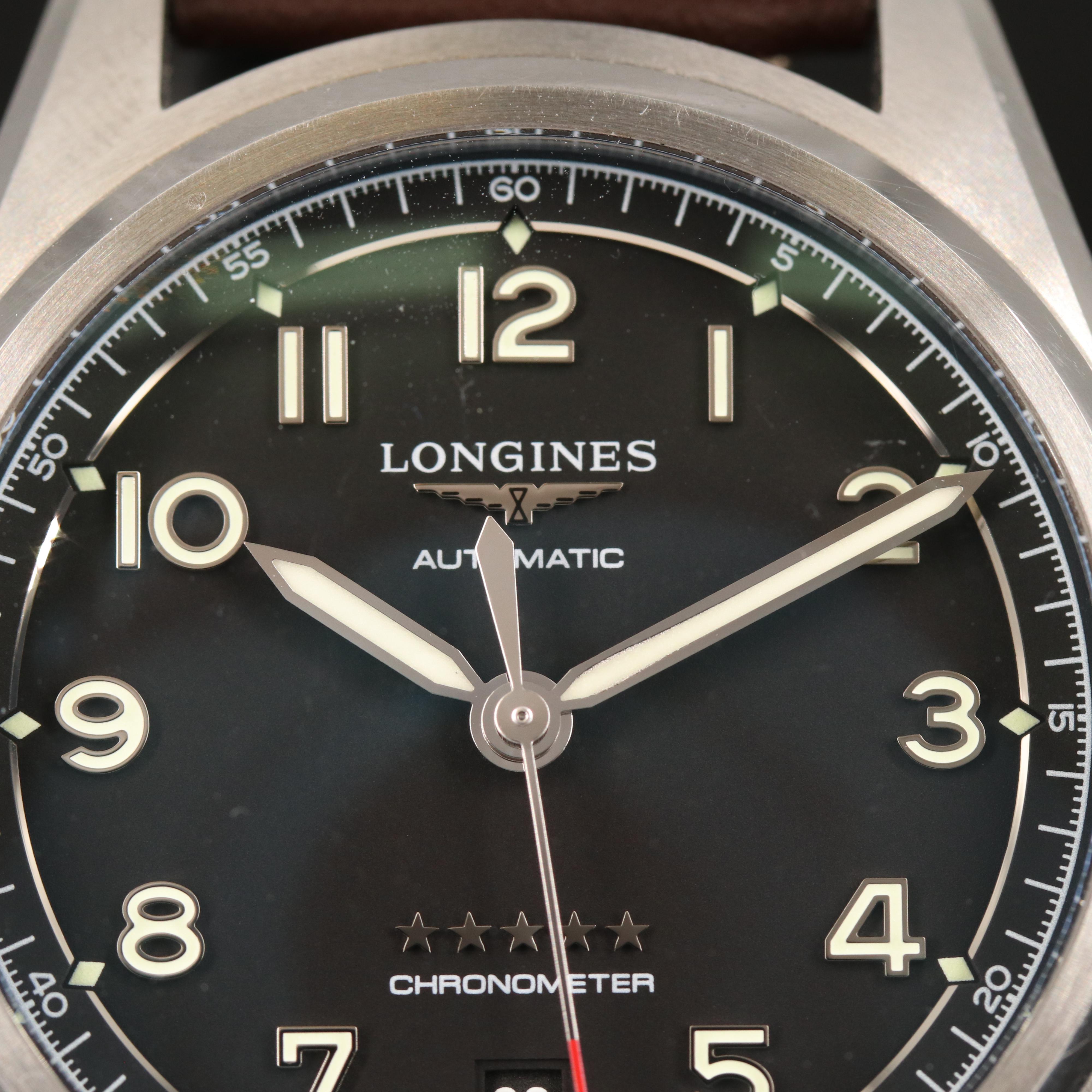 Longines Spirit Chronometer Stainless Steel Watch
