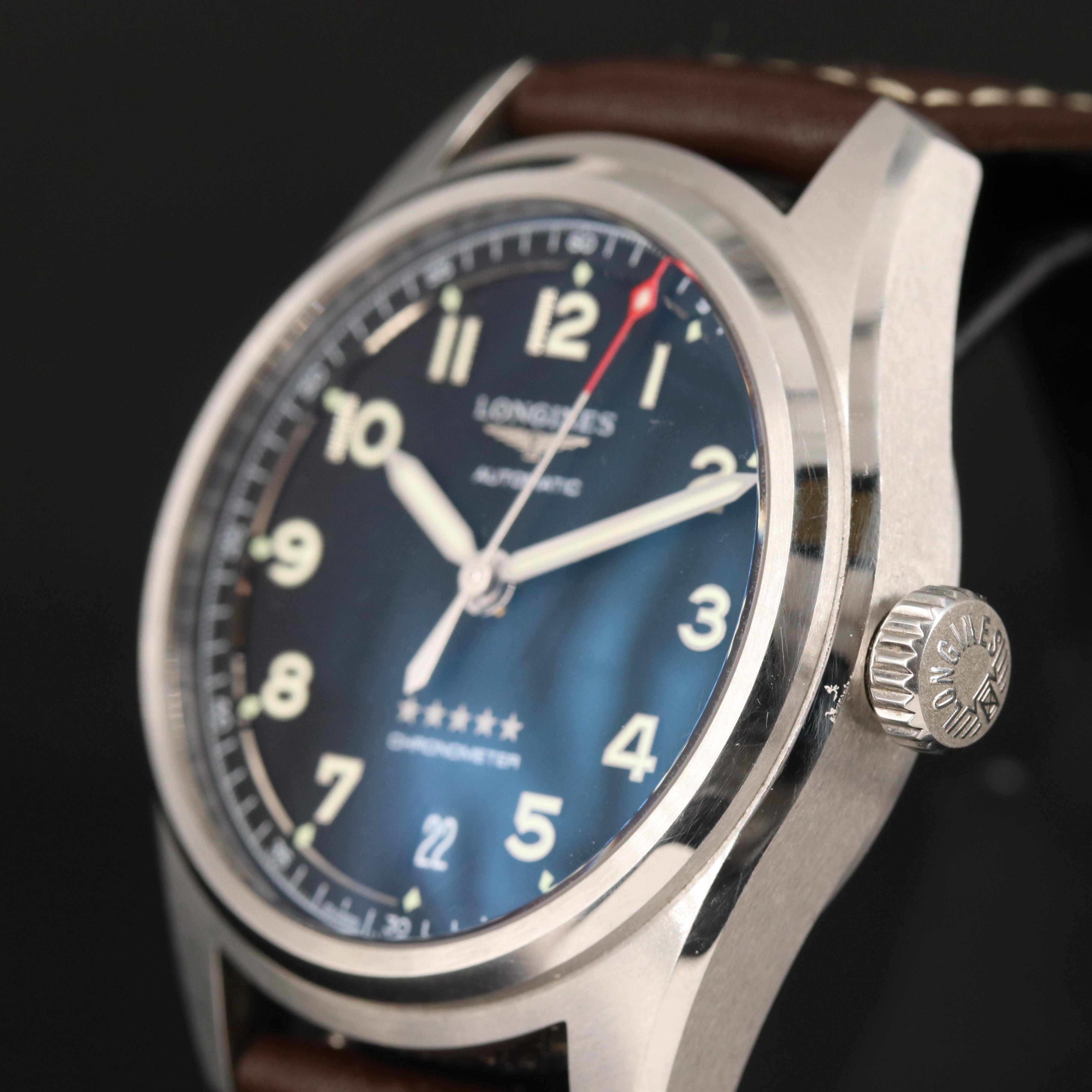 Longines Spirit Chronometer Stainless Steel Watch