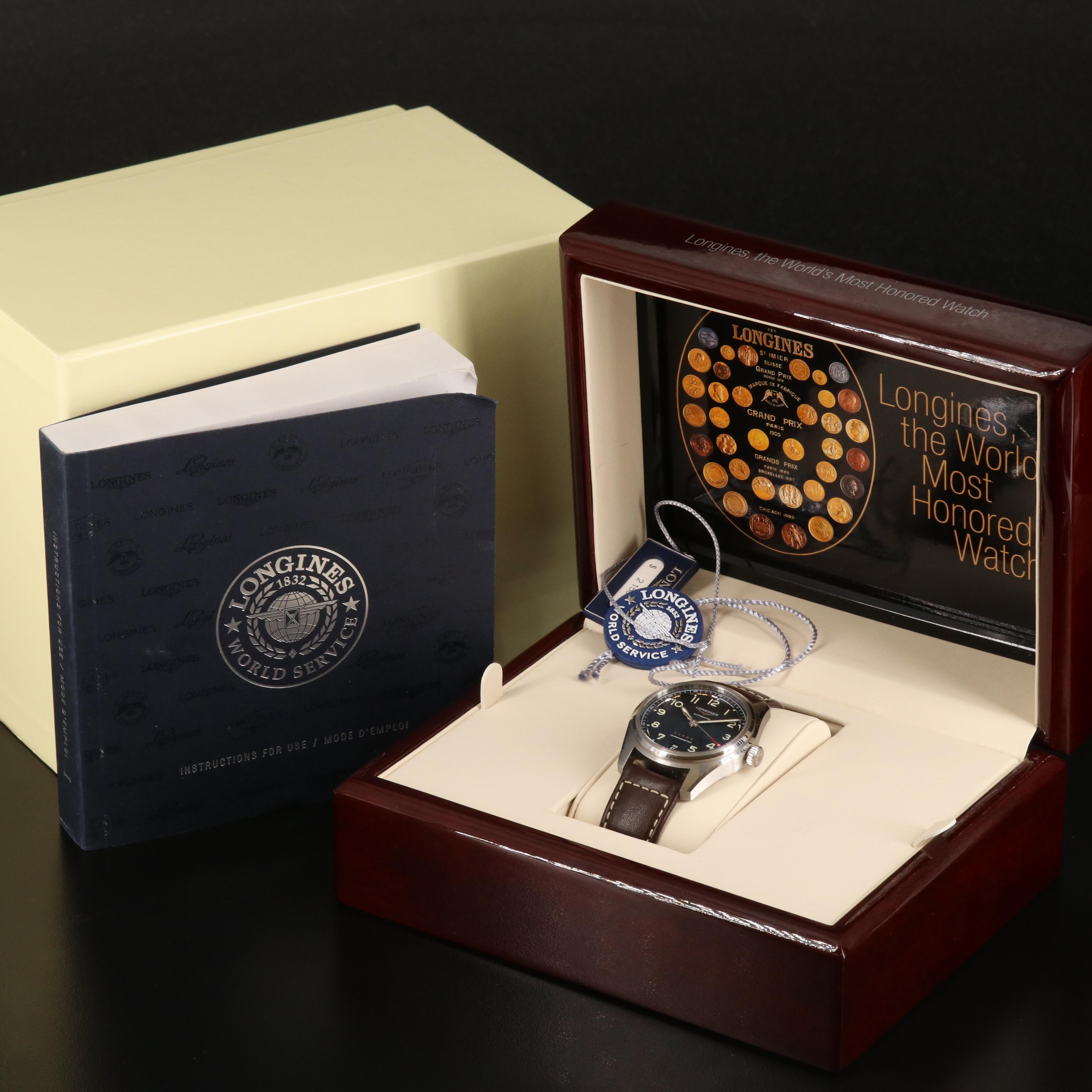 Longines Spirit Chronometer Stainless Steel Watch