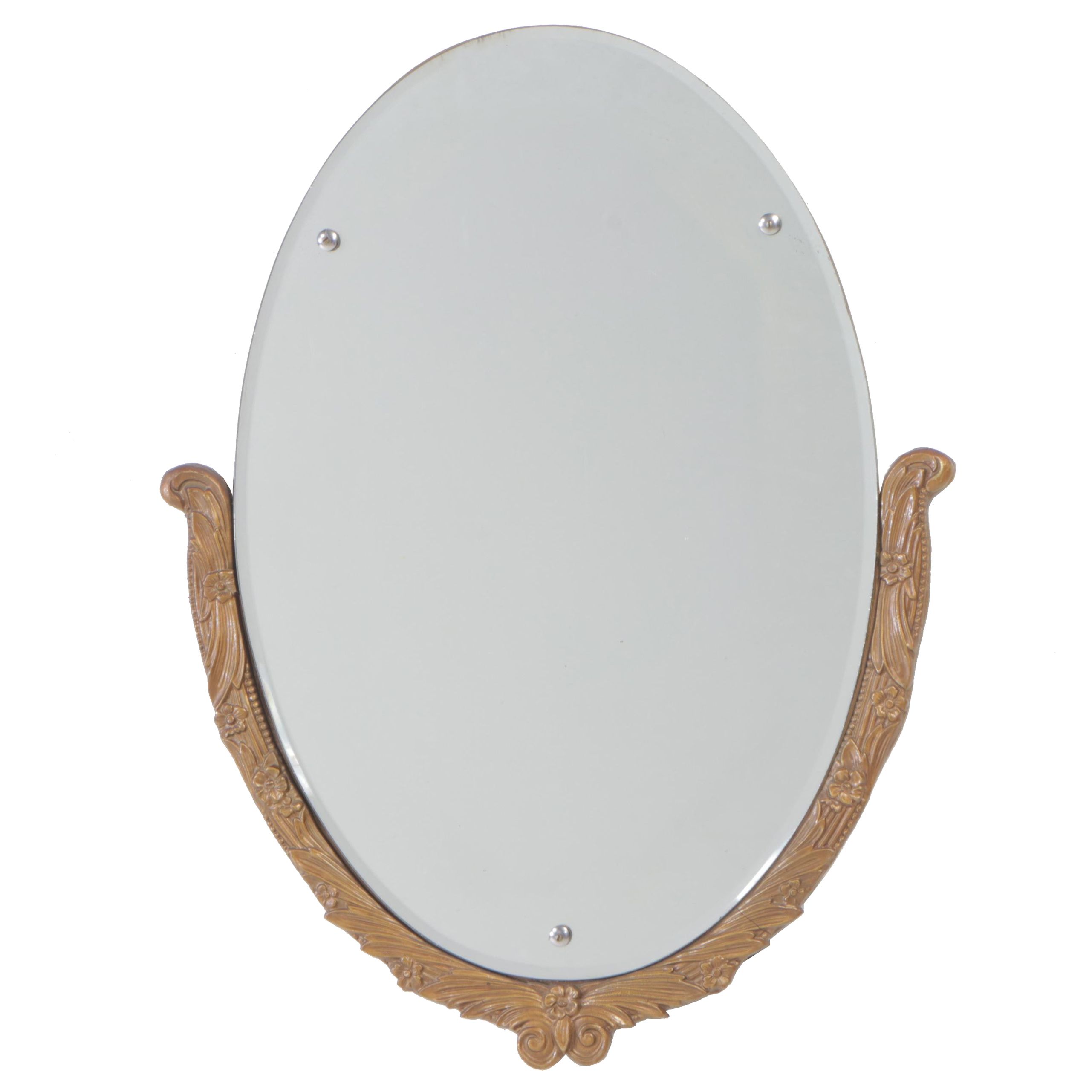 Neoclassical Style Giltwood and Composition Mirror, Early 20th Century