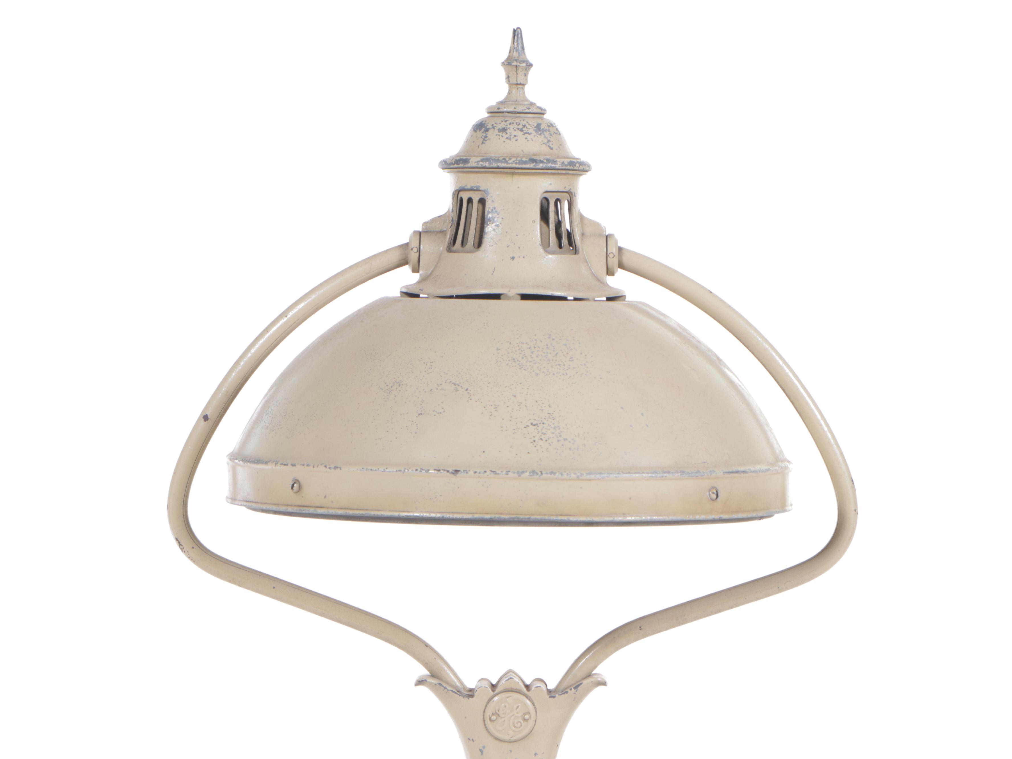 General Electric Art Nouveau "Sunlamp" Floor Lamp, Early 20th Century