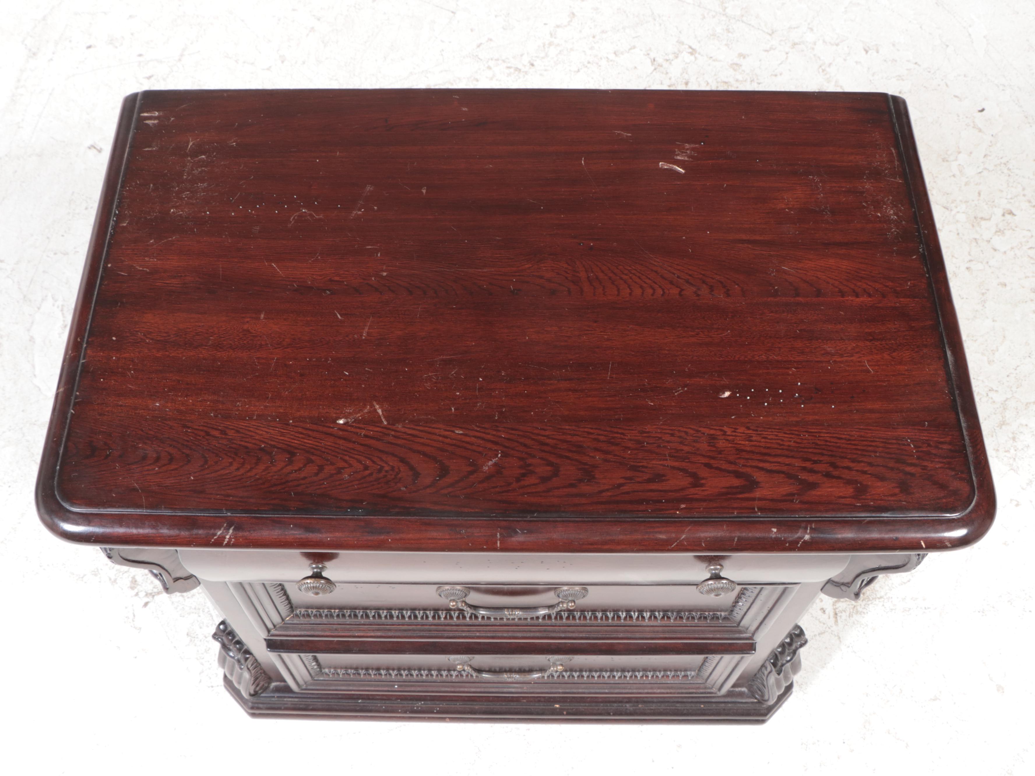 Kincaid Victorian Style Three-Drawer Nightstand