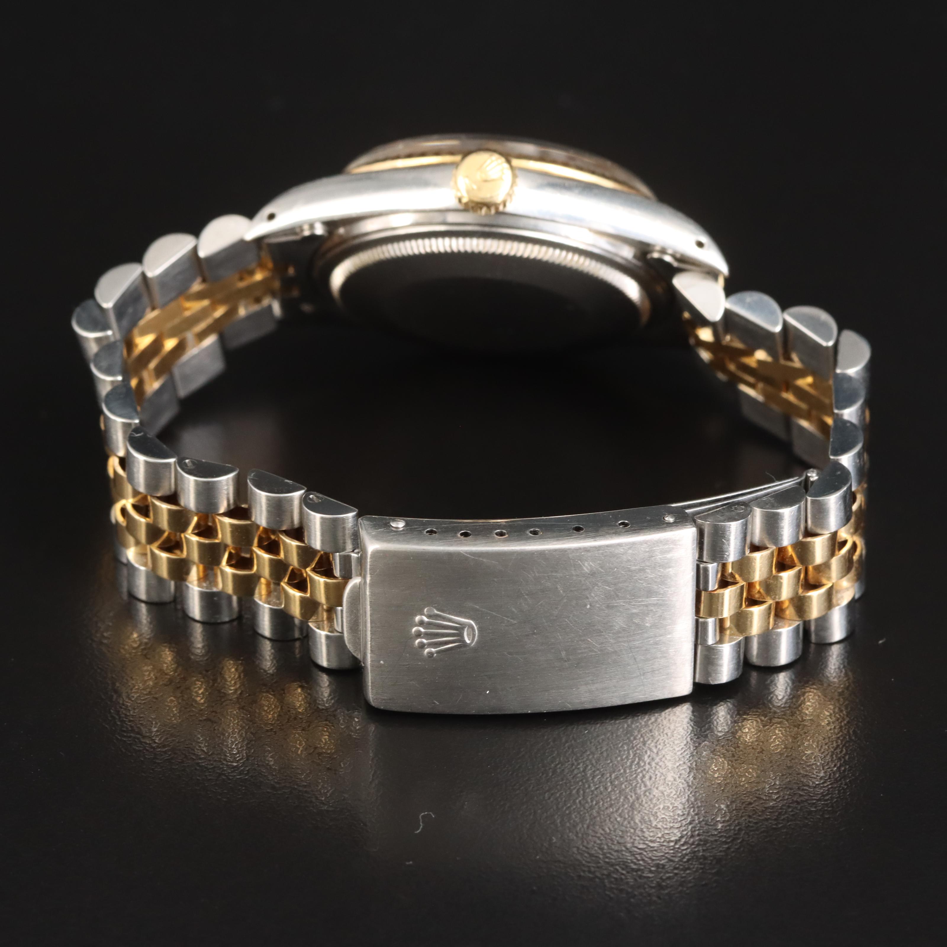 1986 Rolex Oyster Perpetual Datejust 18K and Stainless Steel Watch