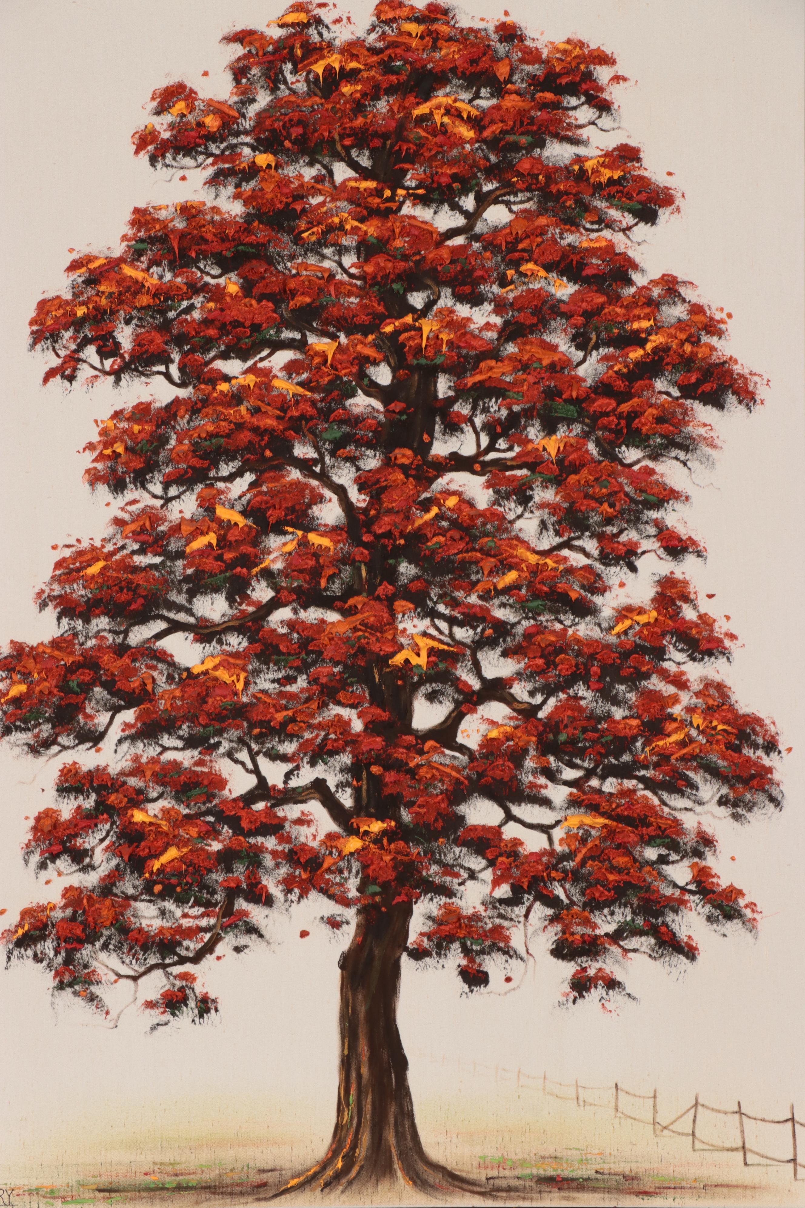 Maury Arboreal Oil Painting