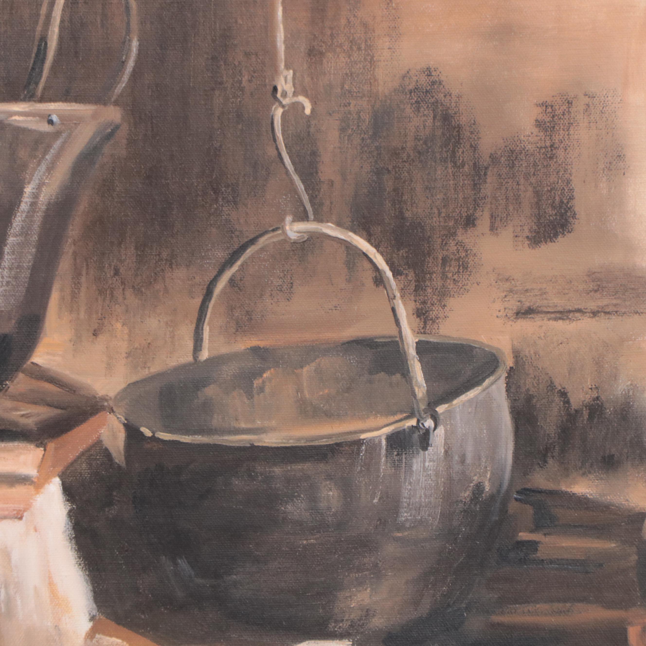 Julie Van Zandt Oil Painting "The Candle Shop"