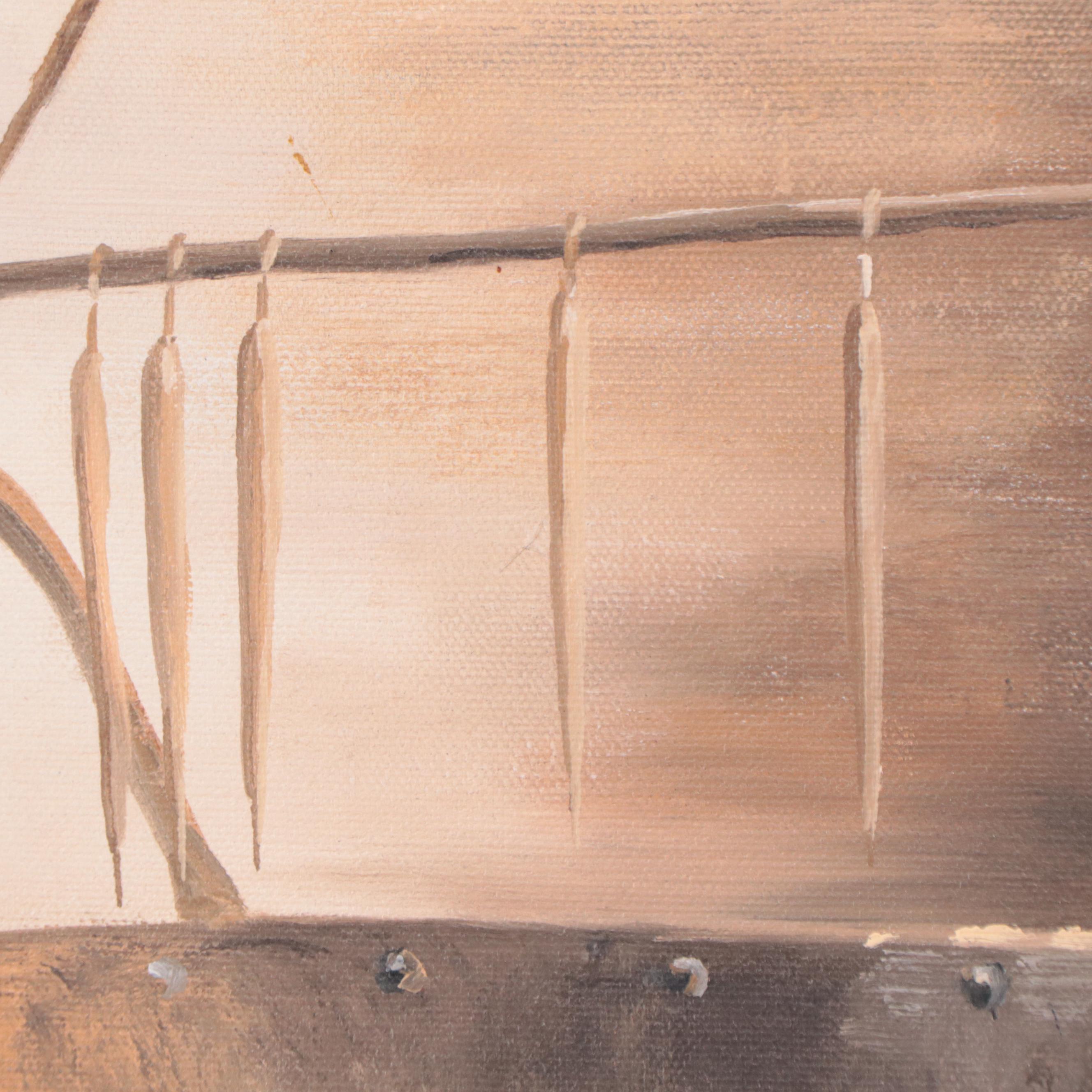 Julie Van Zandt Oil Painting "The Candle Shop"