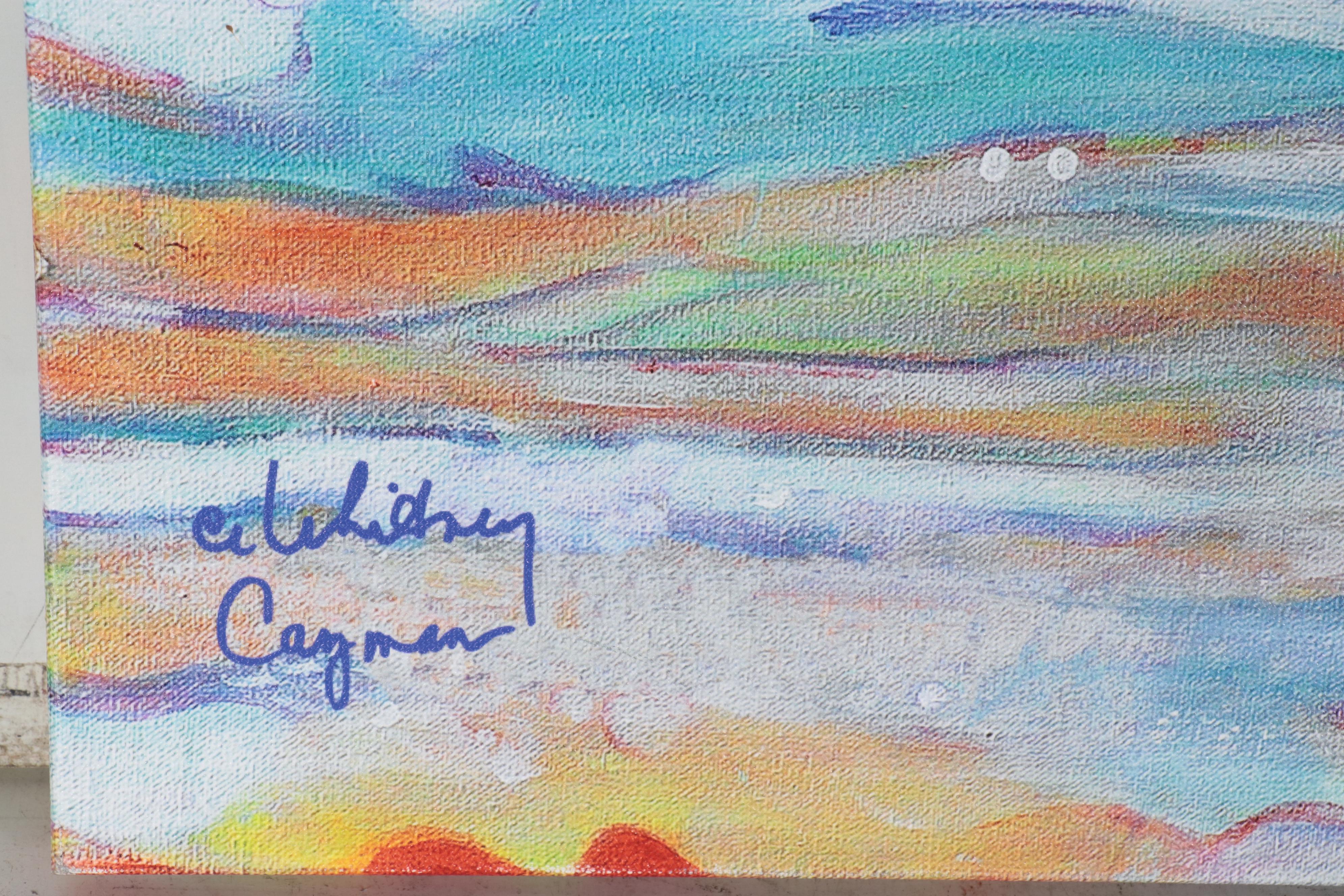 Giclée After CE Whitney "Surf On The Rocks"