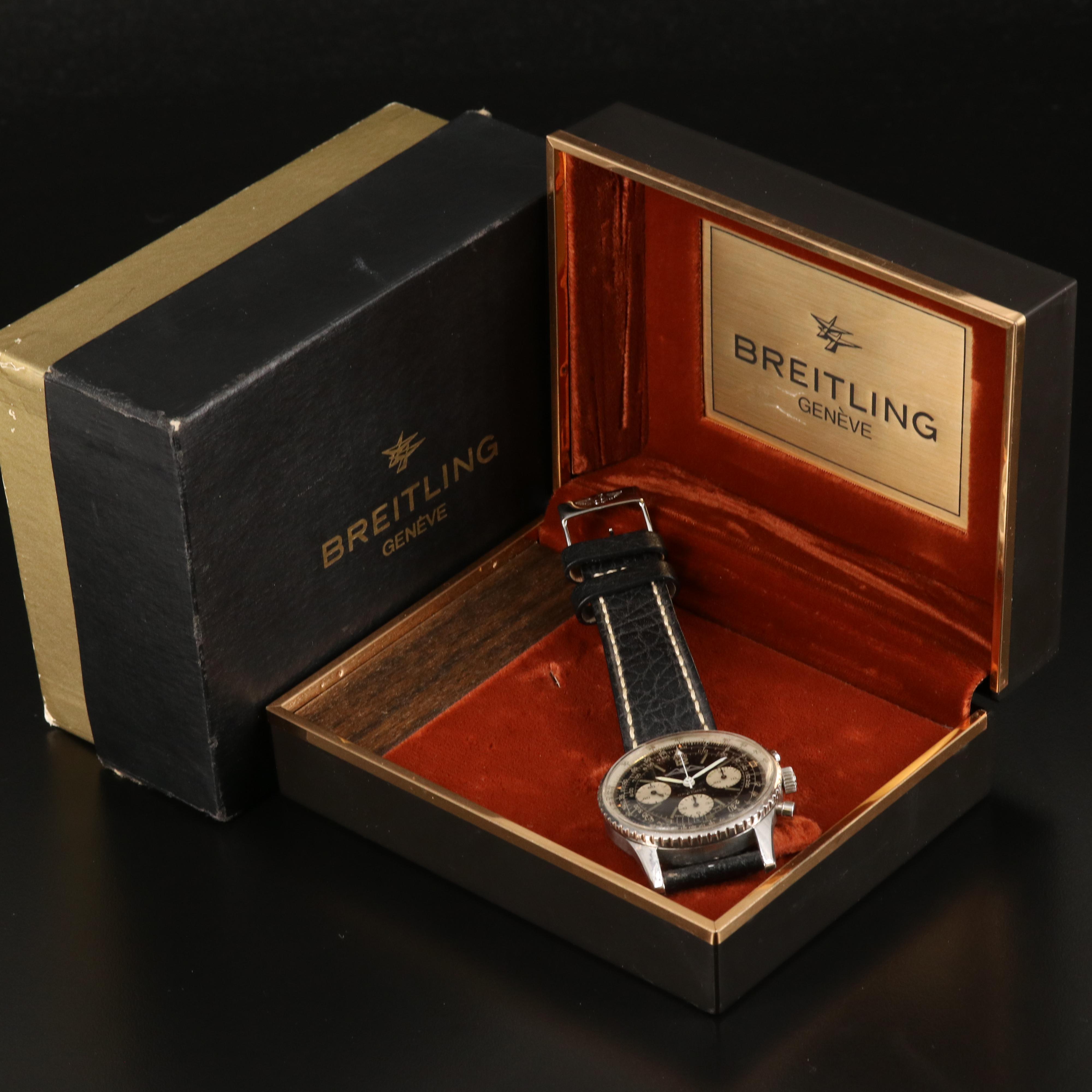 Vintage Breitling Navitimer Aopa Manual Wind Watch