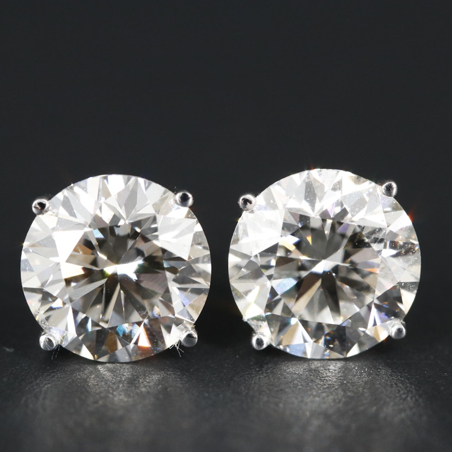 14K 4.95 CTW Lab Grown Diamond Stud Earrings