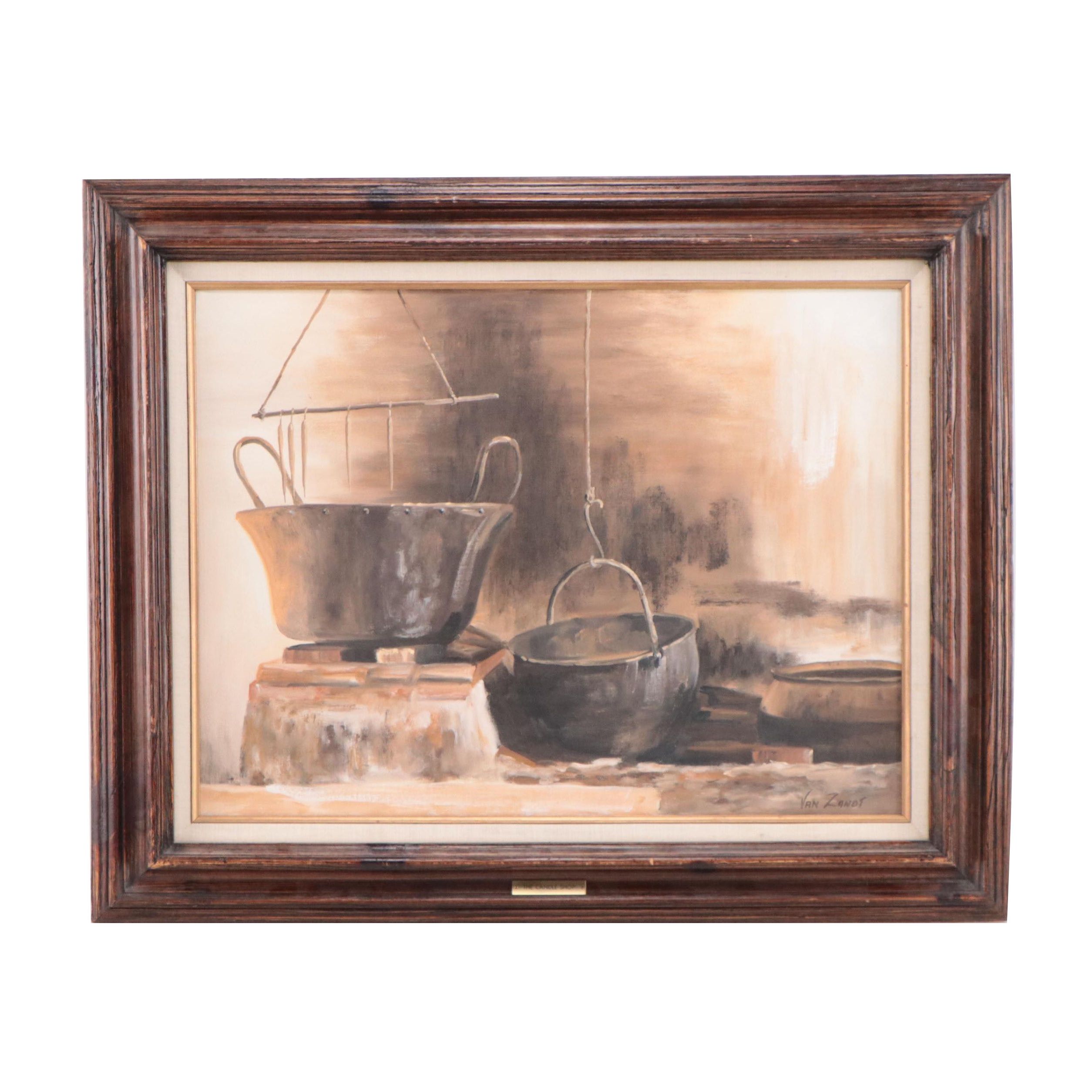 Julie Van Zandt Oil Painting "The Candle Shop"