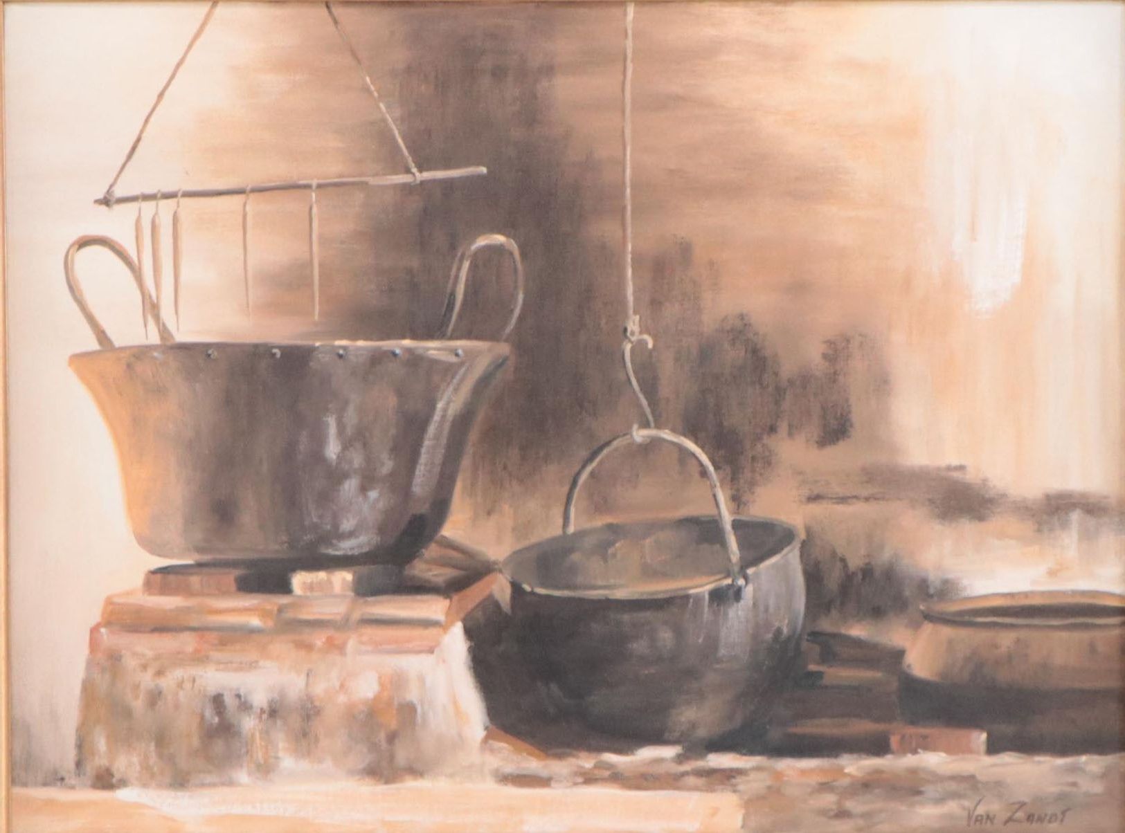 Julie Van Zandt Oil Painting "The Candle Shop"