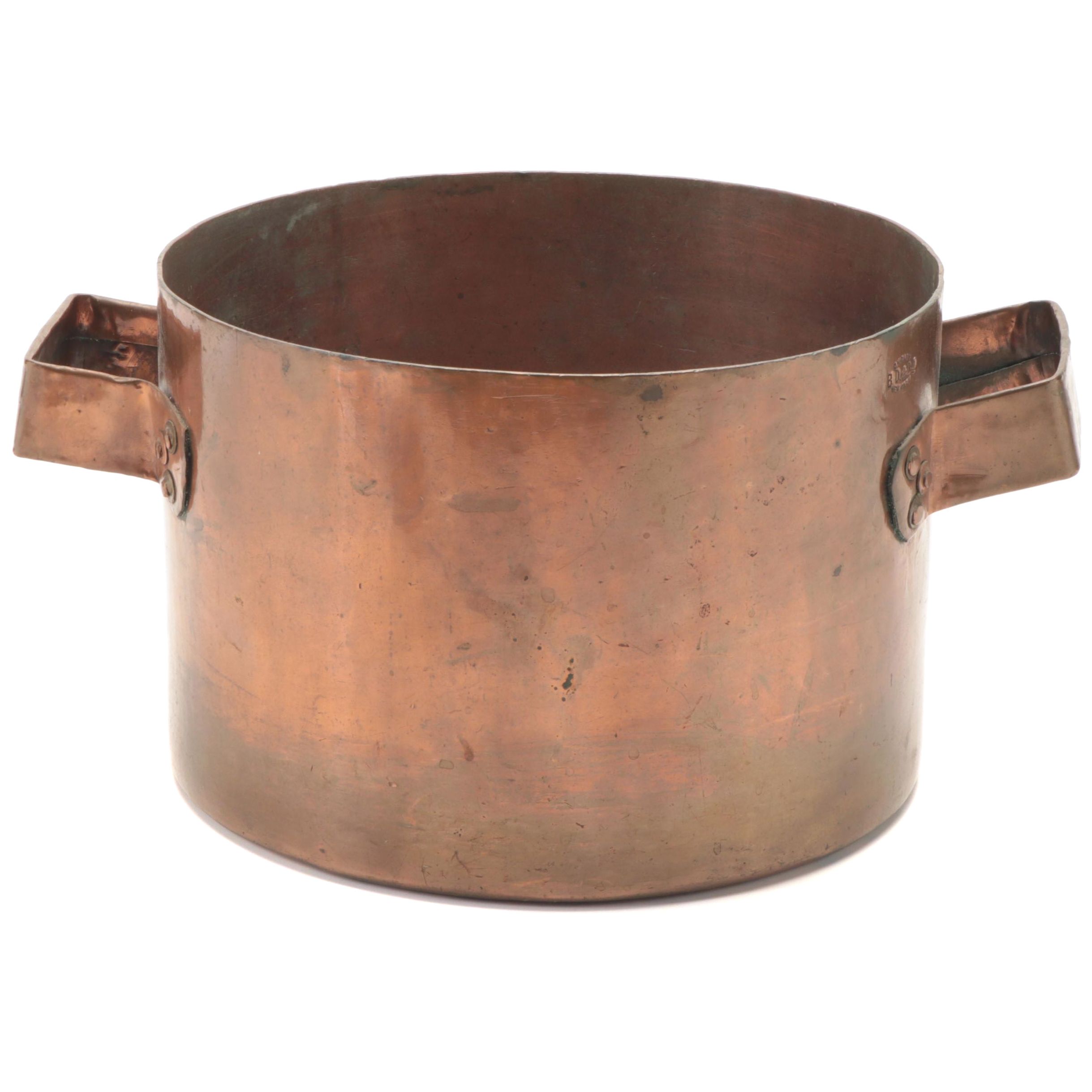 Bramhall, Deane & Co. Dovetailed Copper Handled Pot, Late 19th Century