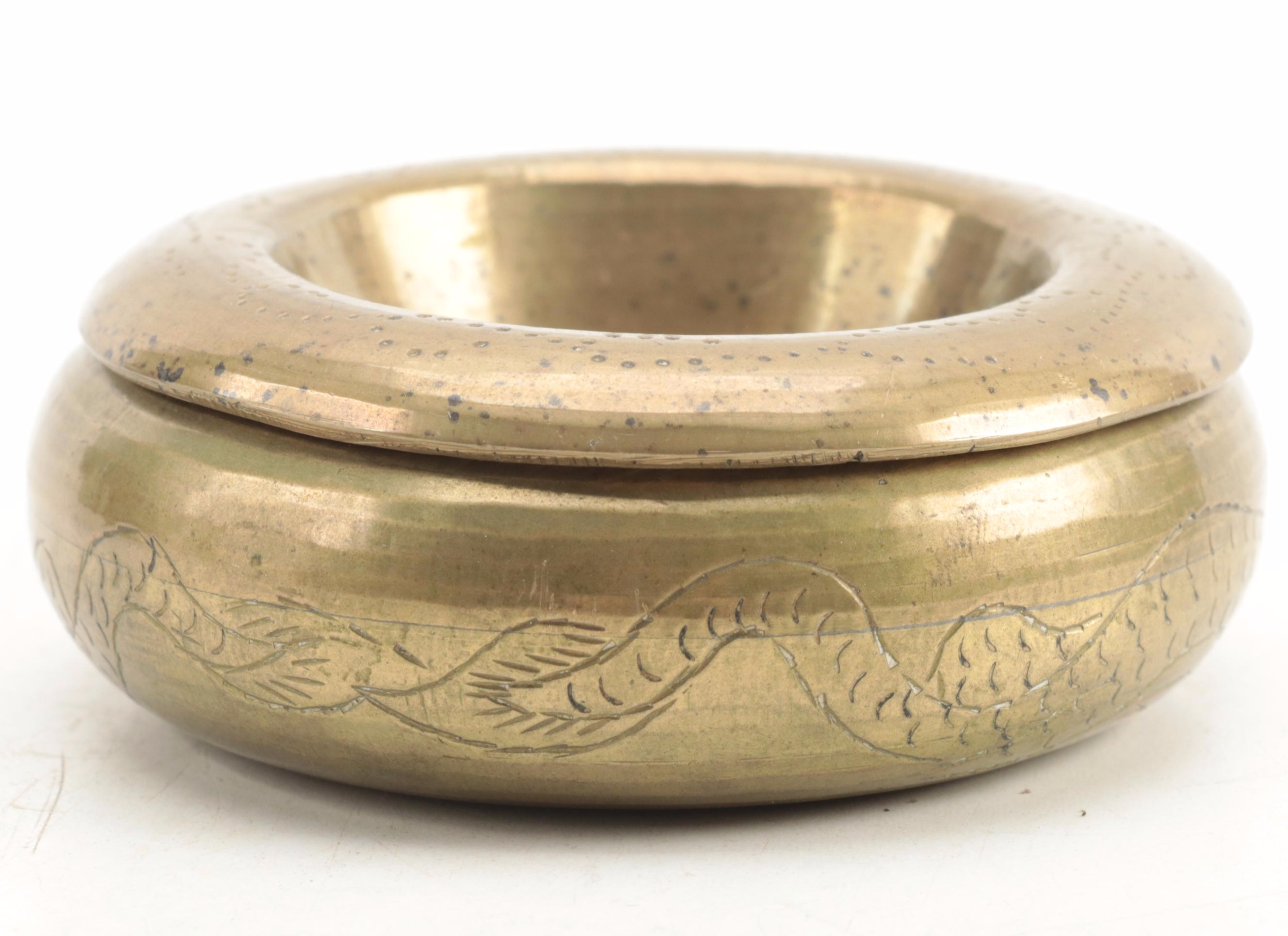 Brass Fire Starter, Squeeze Bulb Car Horn and Candlesticks with Other Items