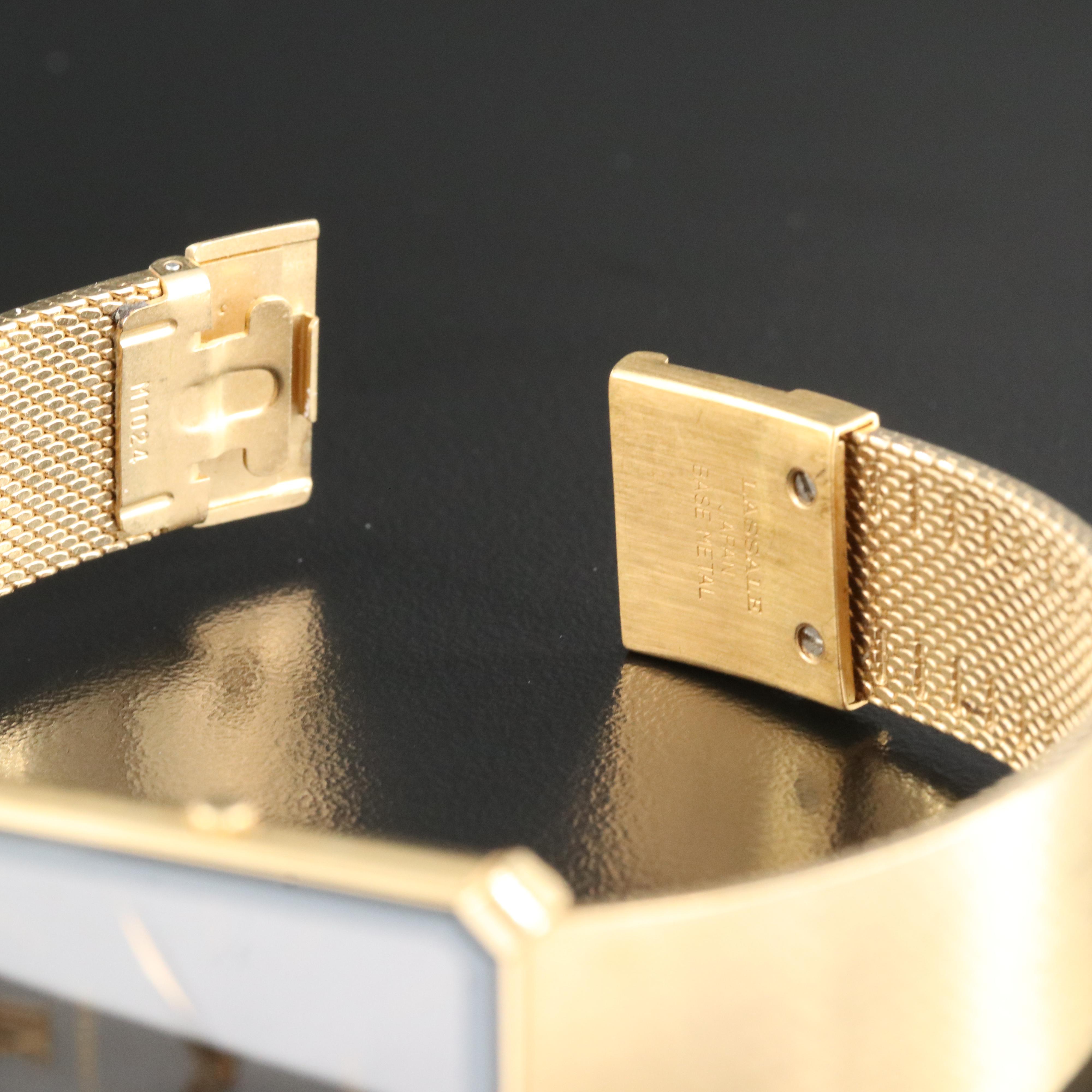 Seiko Lasalle Gold-Tone Watch