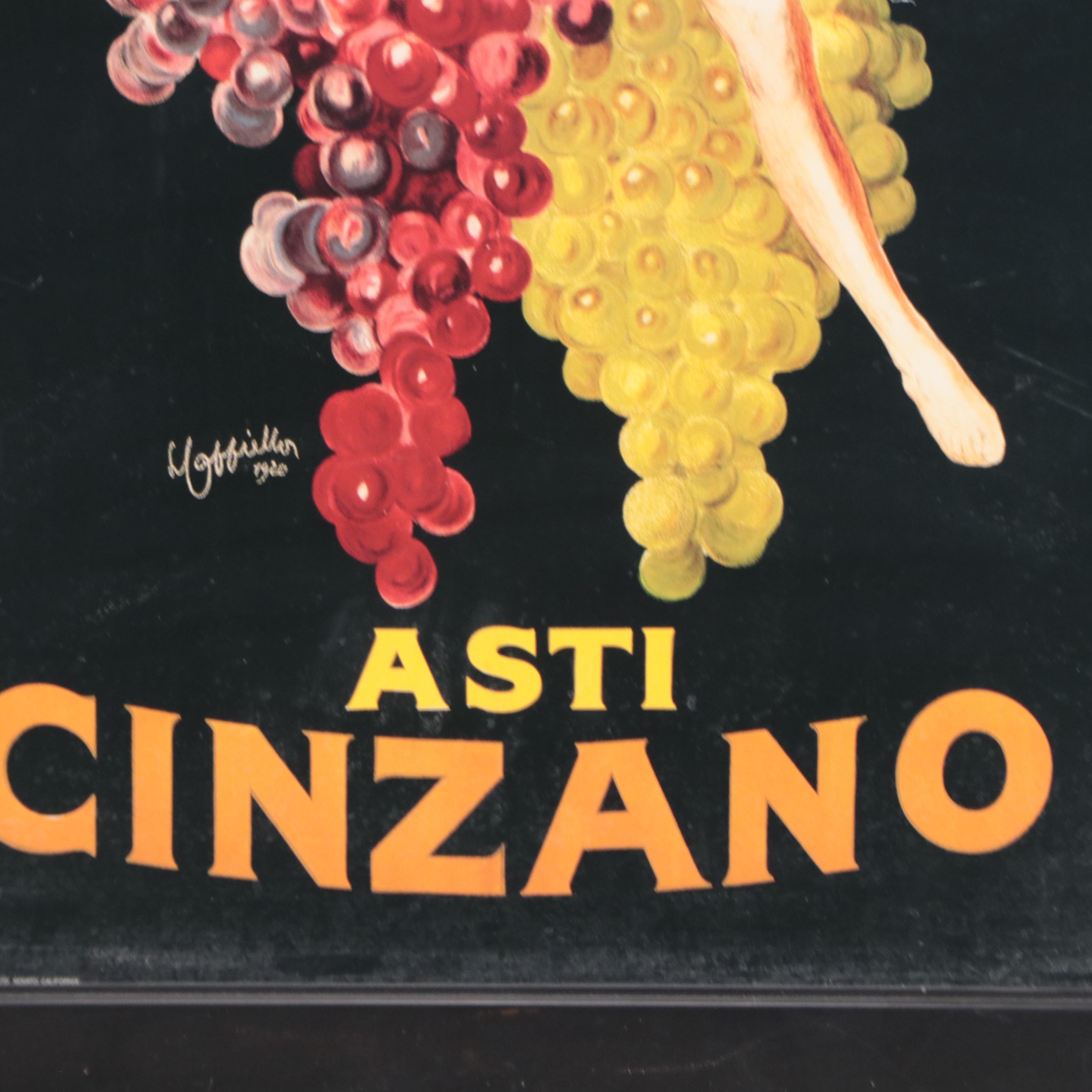 Offset Lithograph Poster After Leonetto Cappiello "Cinzano"