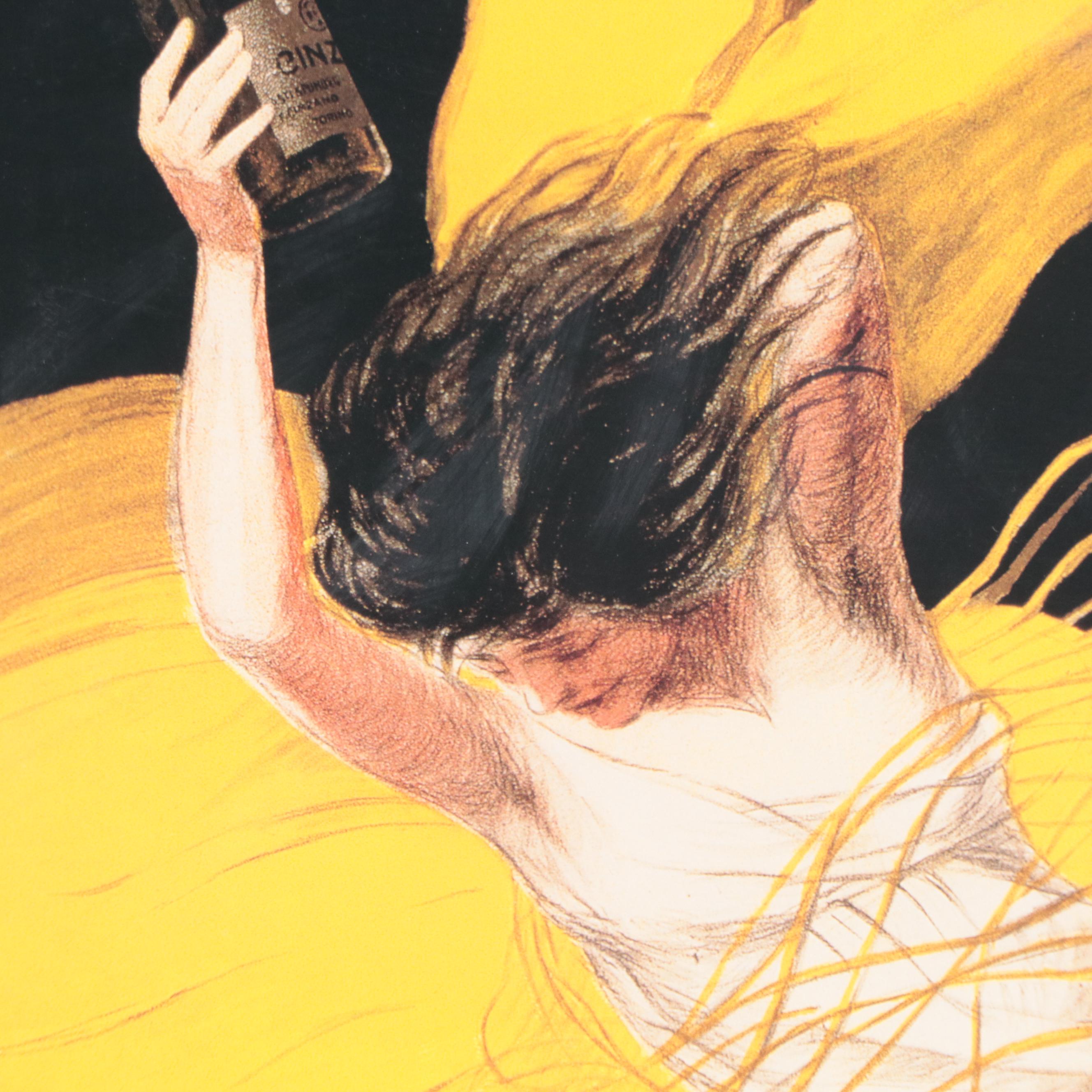 Offset Lithograph Poster After Leonetto Cappiello "Cinzano"