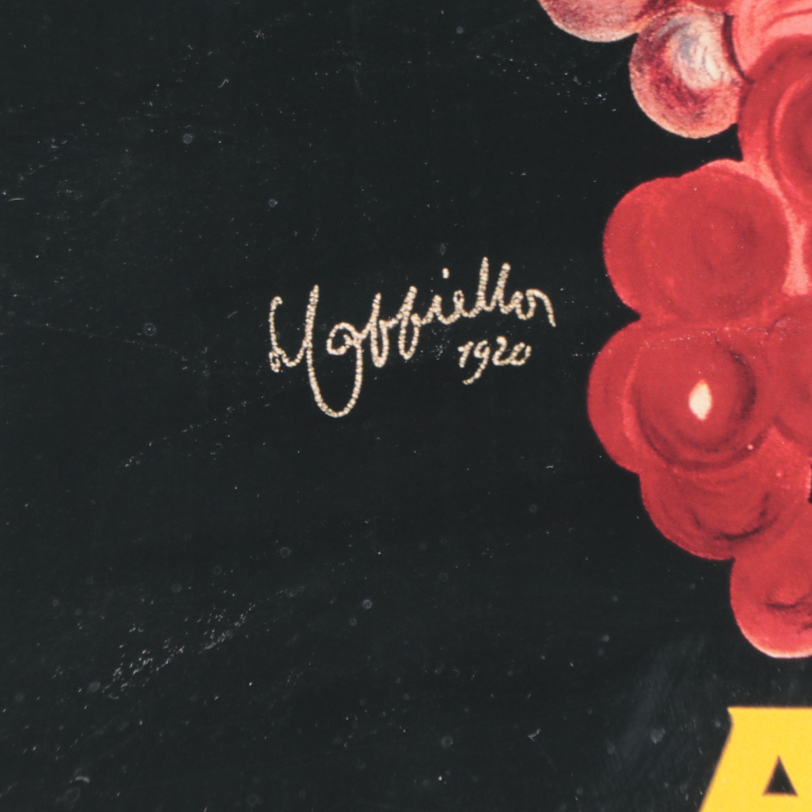 Offset Lithograph Poster After Leonetto Cappiello "Cinzano"