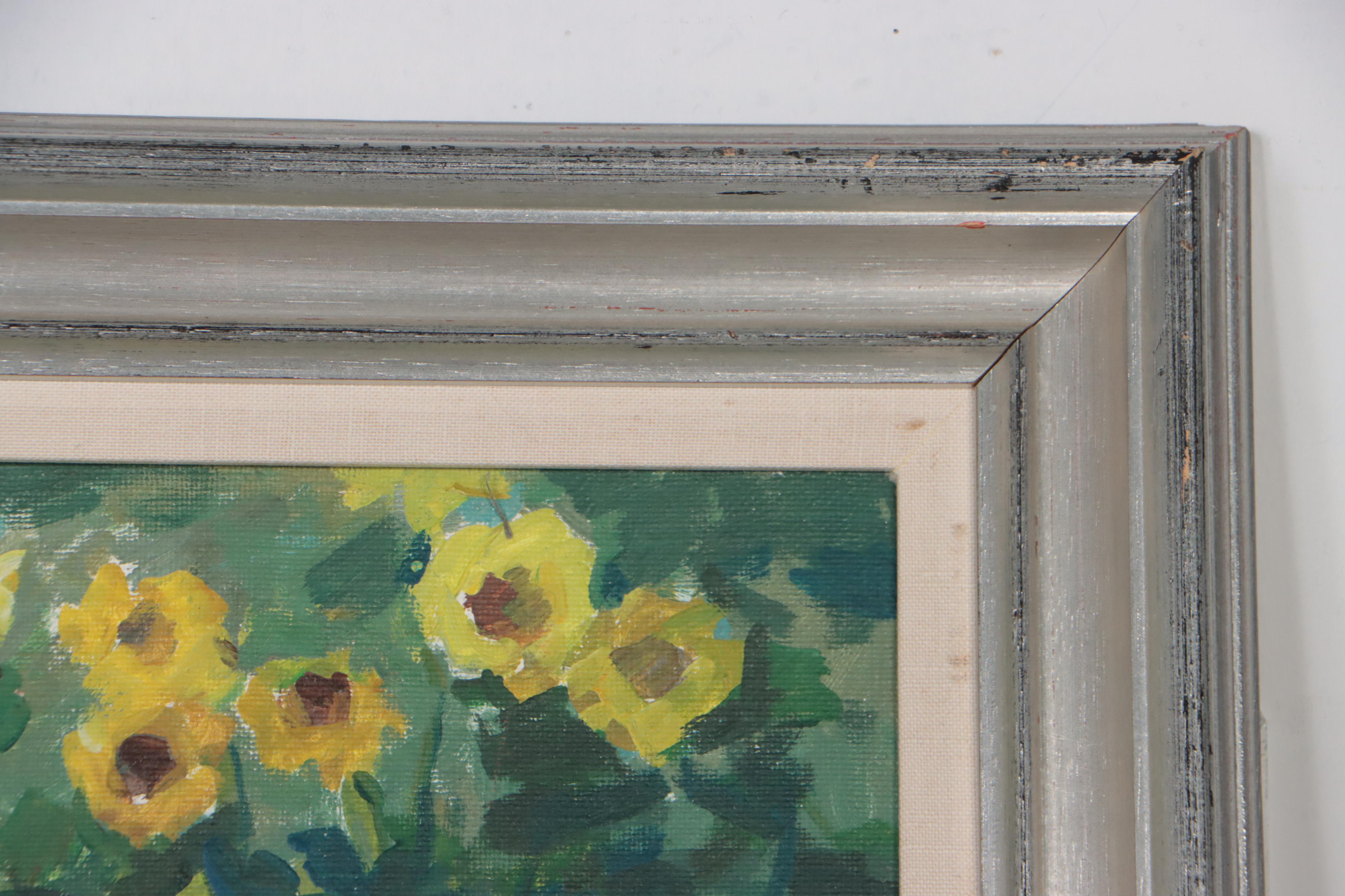 Yunling Impressionist Style Oil Painting of Garden, 1990