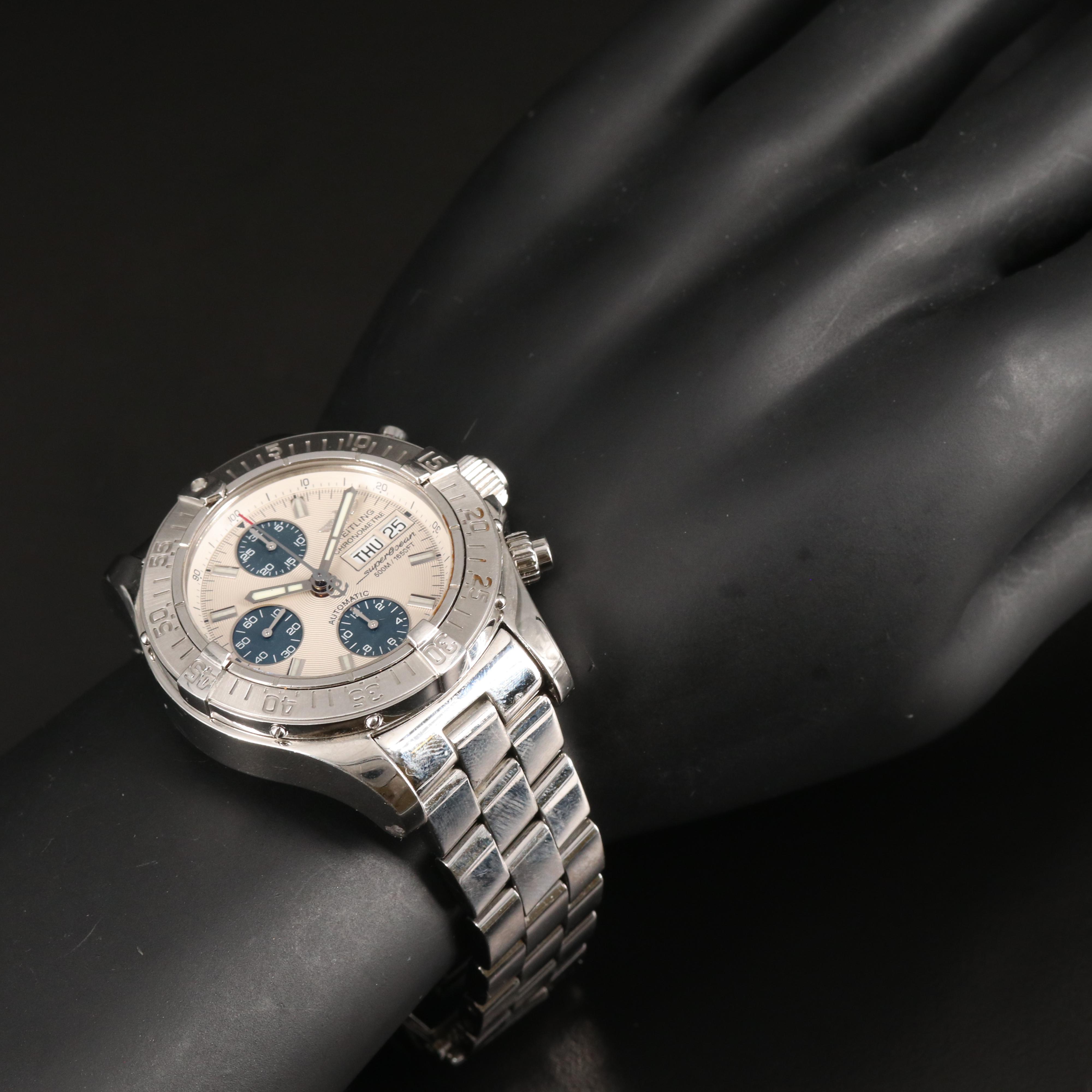 Breitling Superocean 500 Stainless Steel Watch