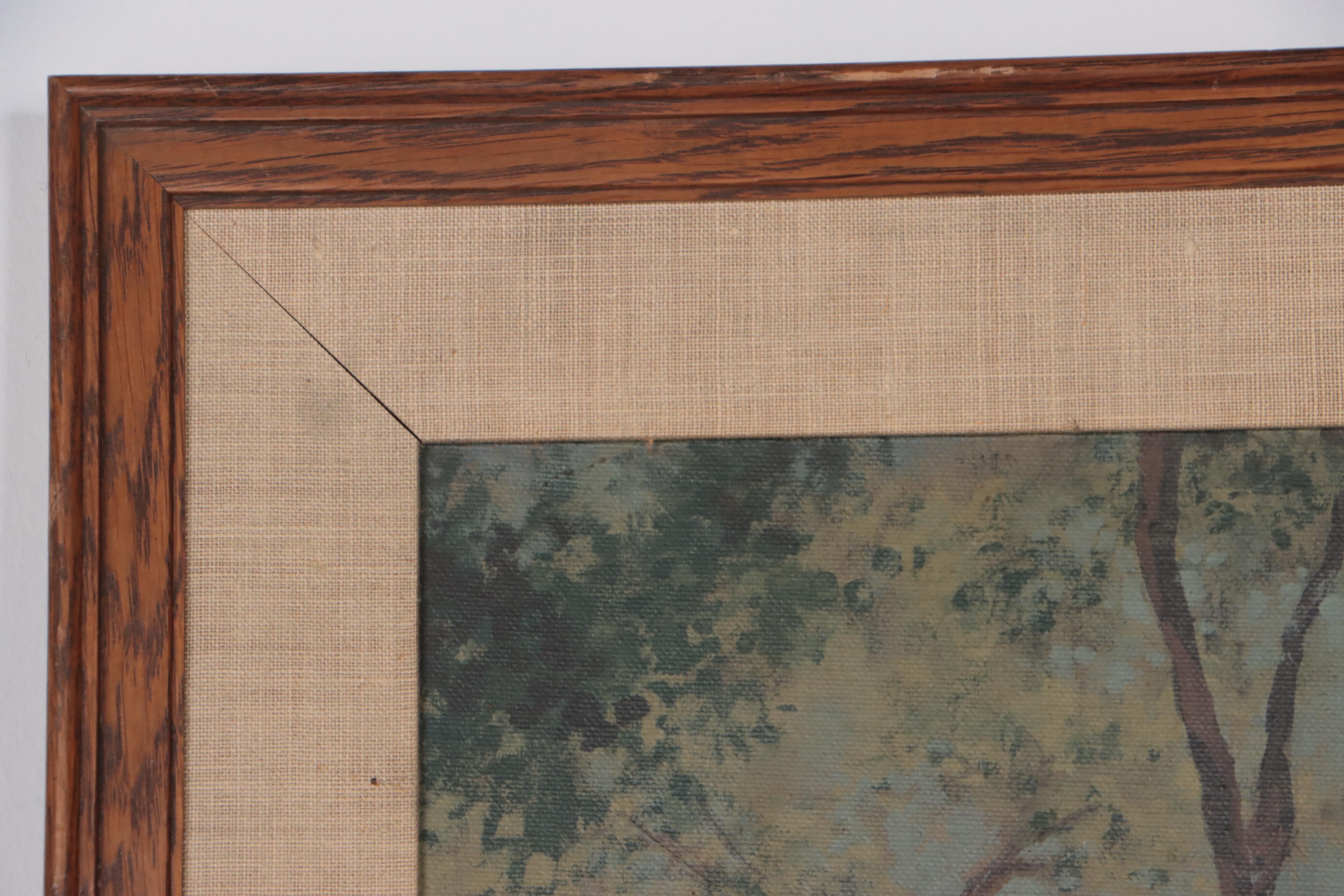 Richard Bagguley Oil Painting of a Picnic