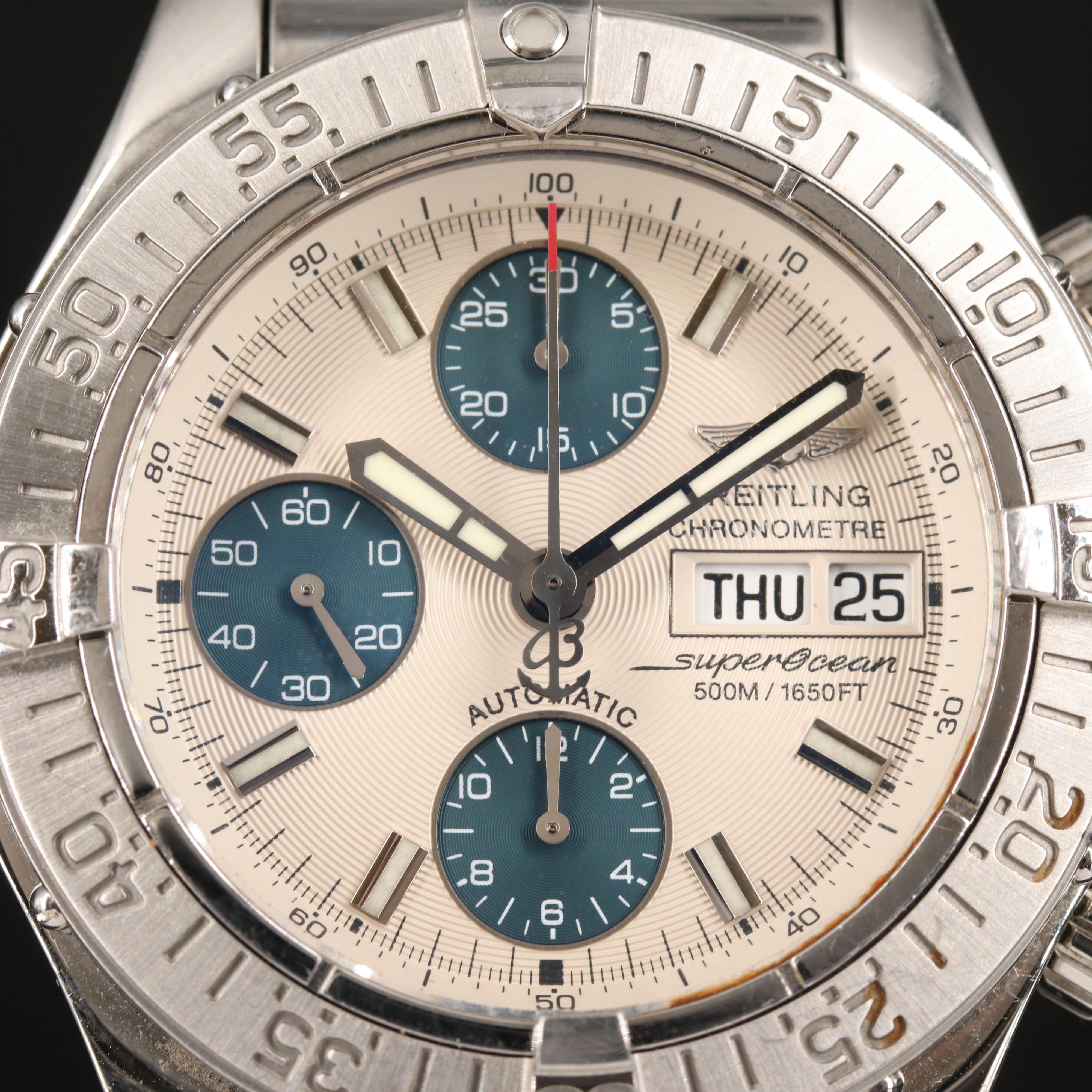 Breitling Superocean 500 Stainless Steel Watch