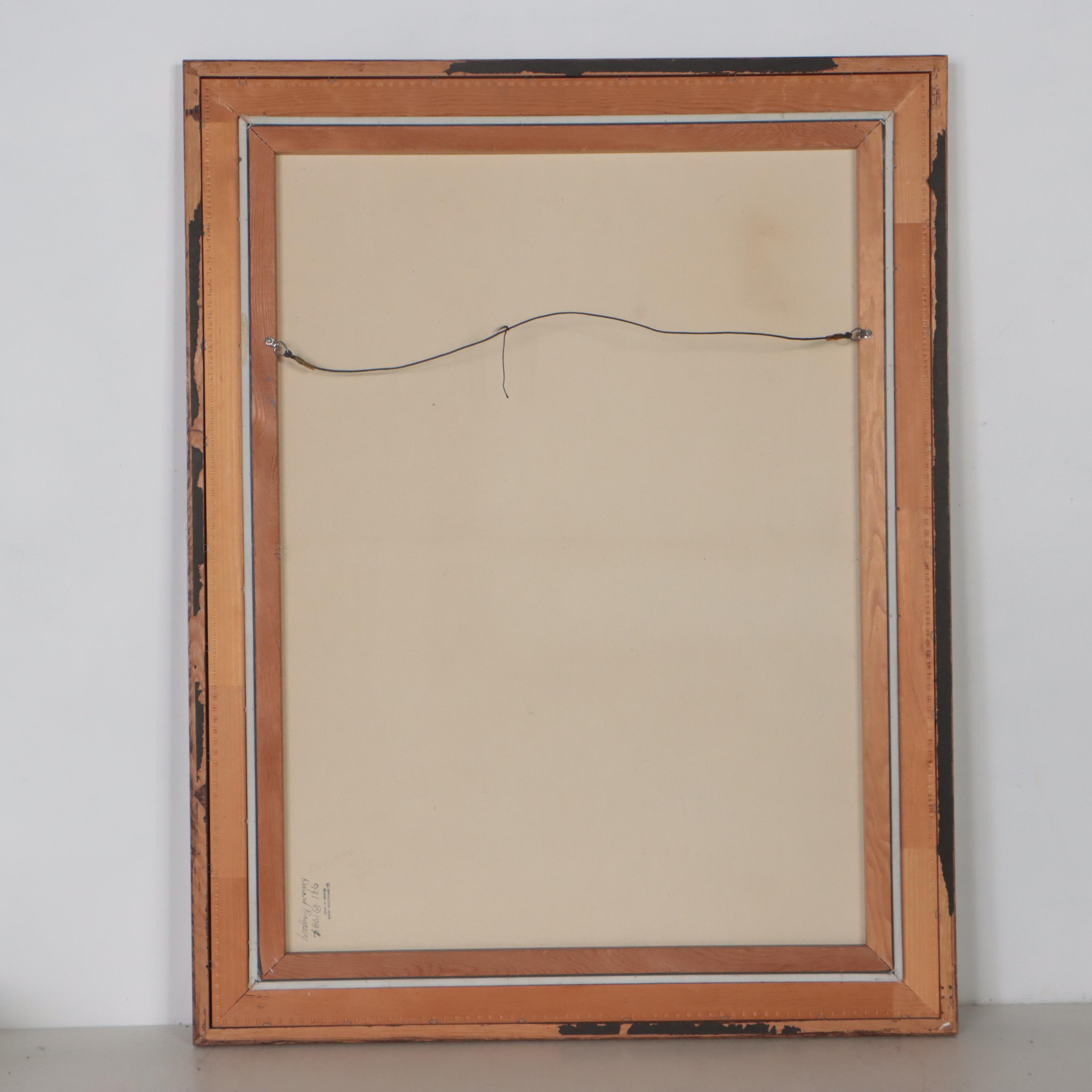 Richard Bagguley Oil Painting of a Picnic