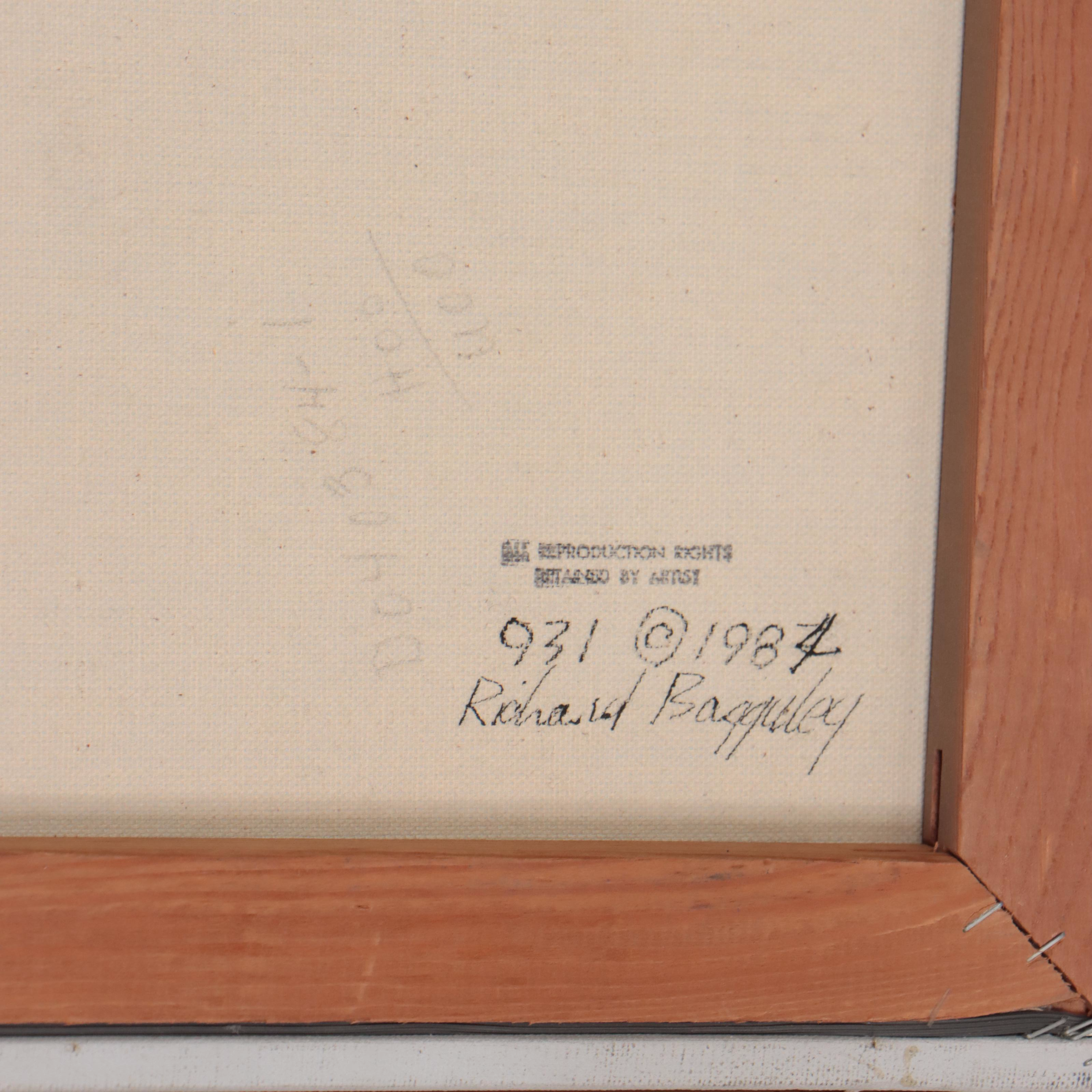 Richard Bagguley Oil Painting of a Picnic