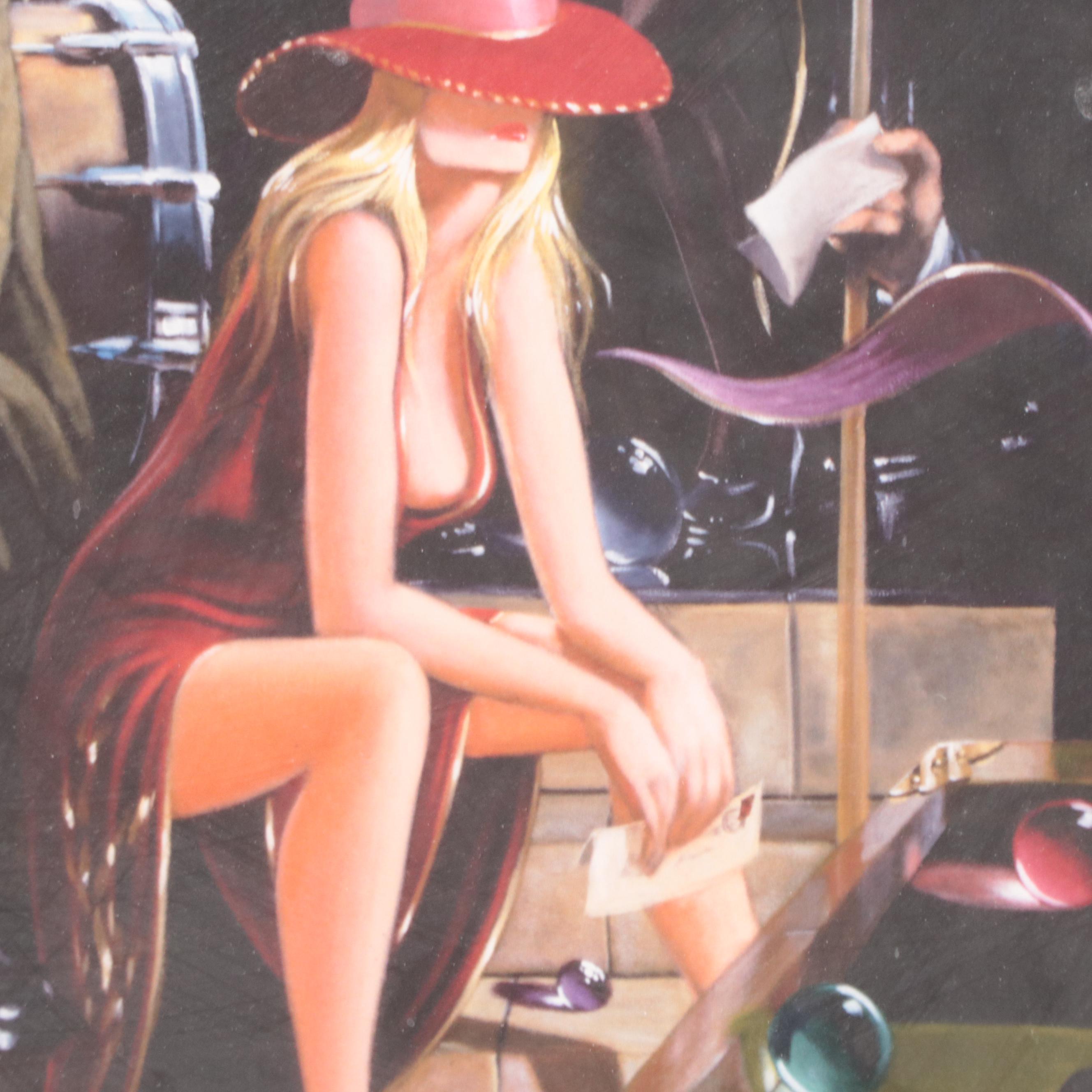 Victor Ostrovsky Giclée "End Game," 21st Century