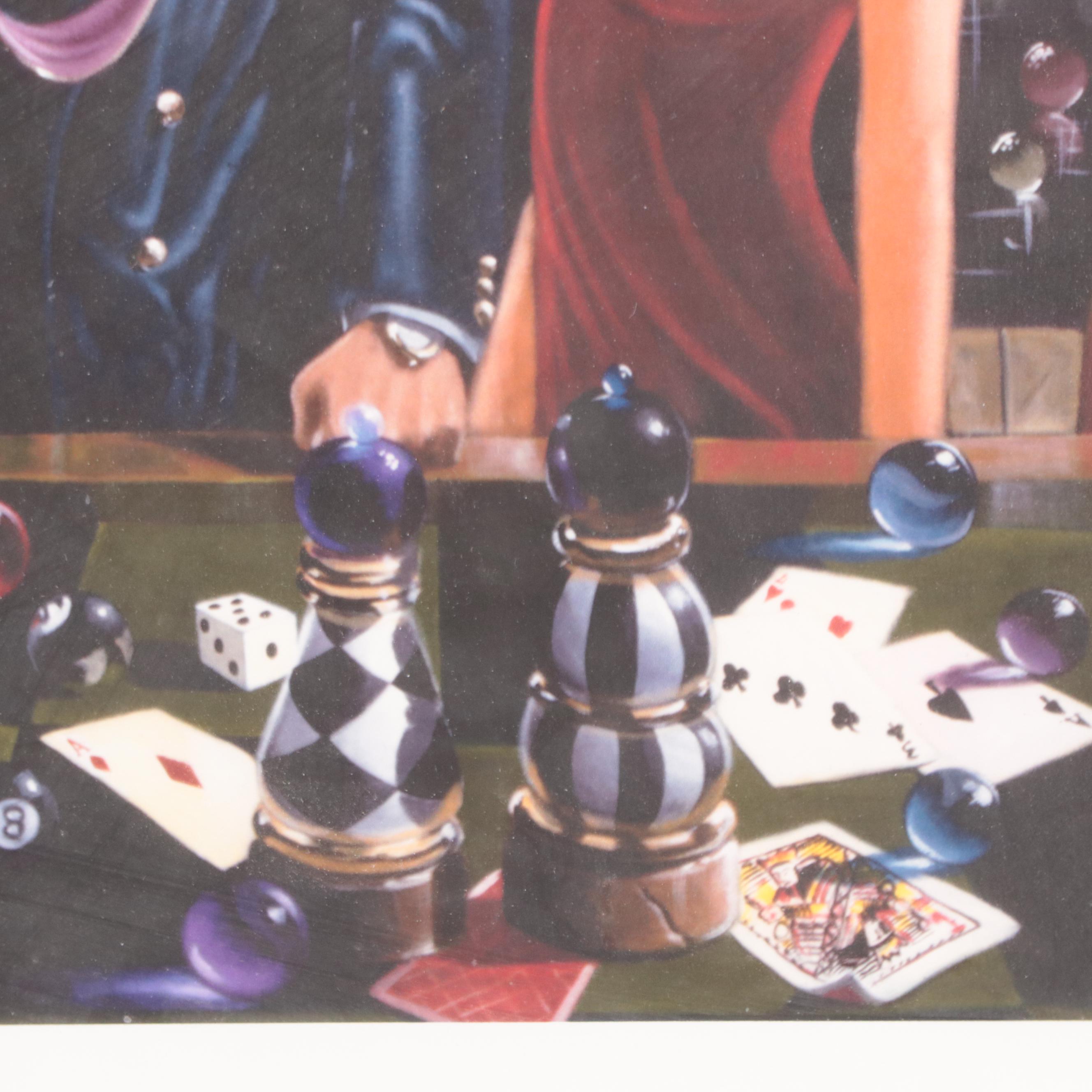 Victor Ostrovsky Giclée "End Game," 21st Century