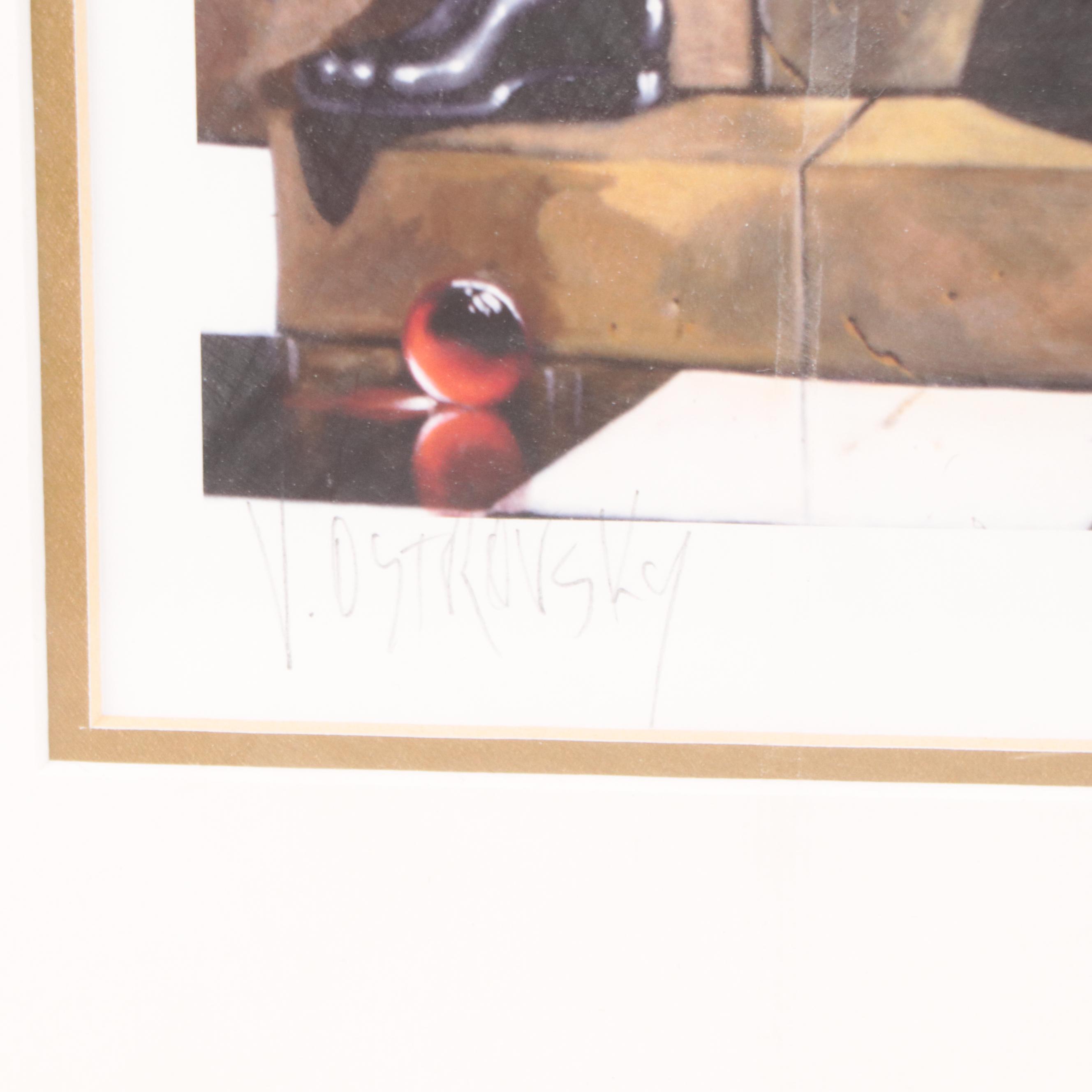 Victor Ostrovsky Giclée "End Game," 21st Century