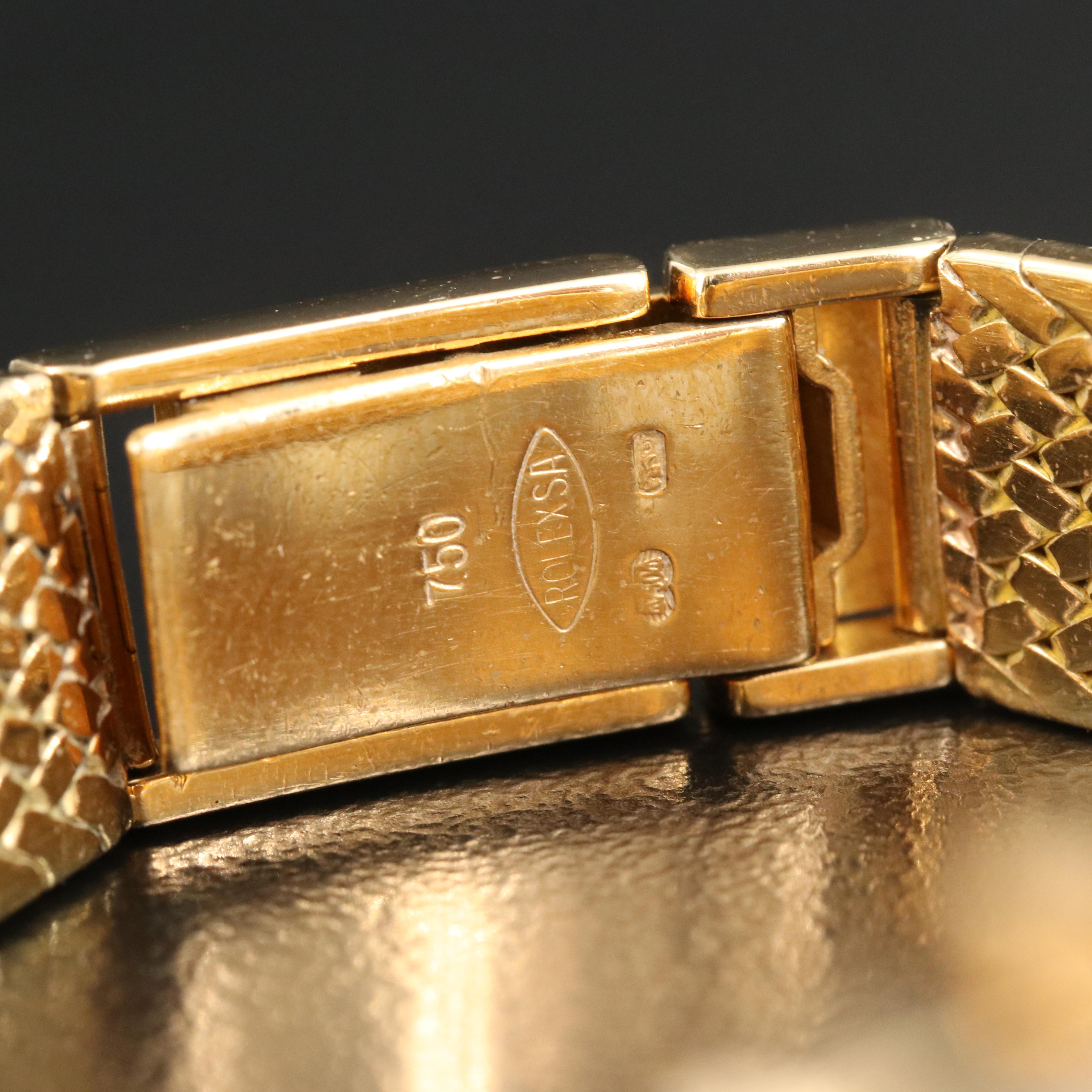 Vintage 18K Rolex Orchid Watch