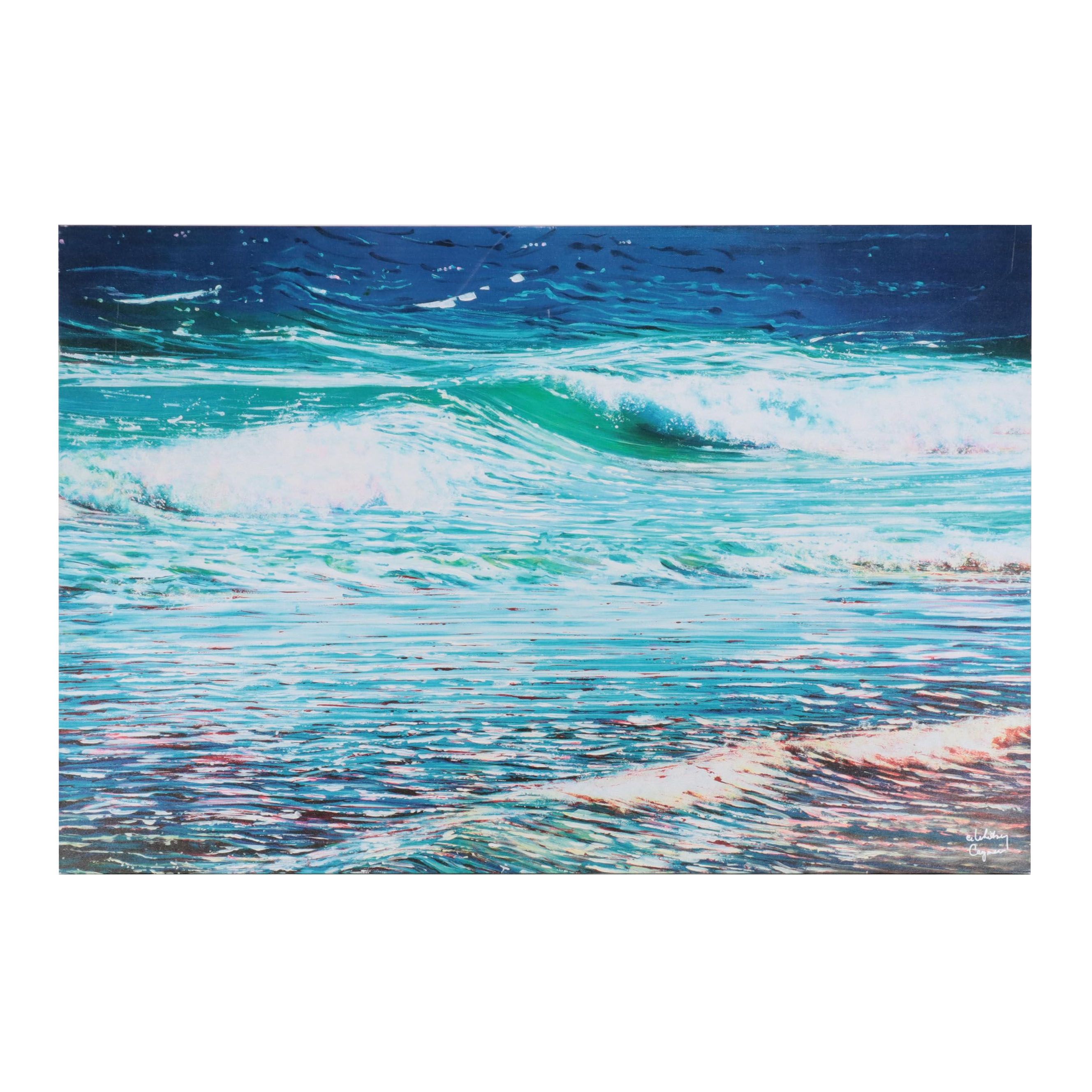 Giclée After CE Whitney "At Breakers Fresh"