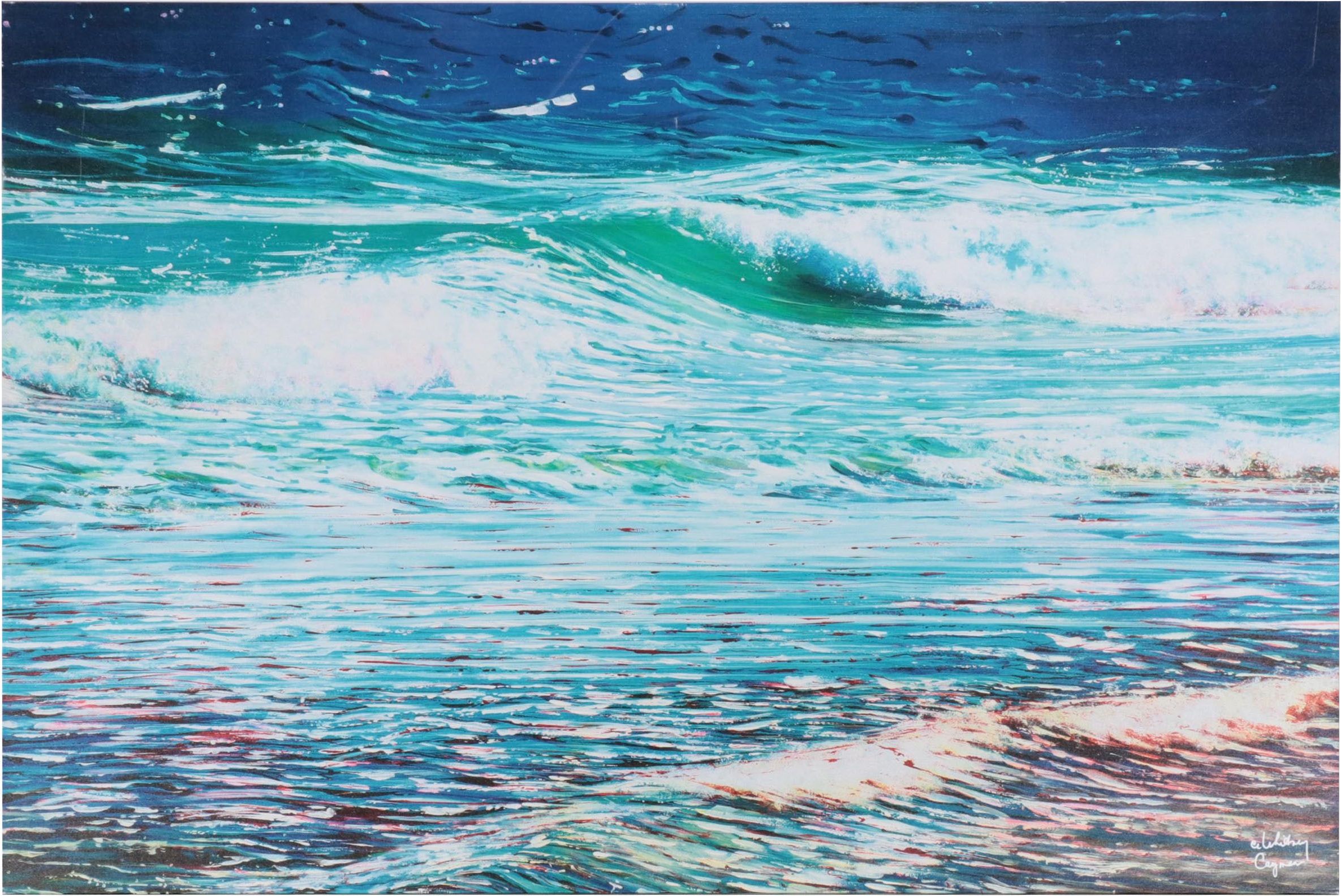 Giclée After CE Whitney "At Breakers Fresh"